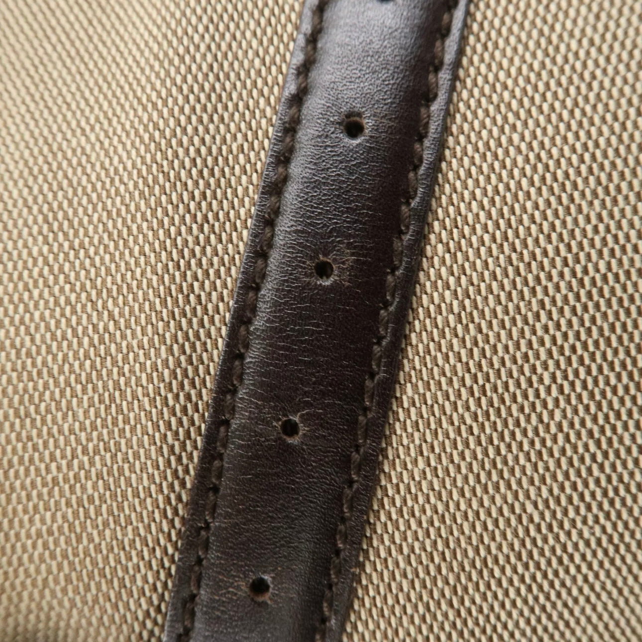 Sherry Interlocking G Canvas Leather