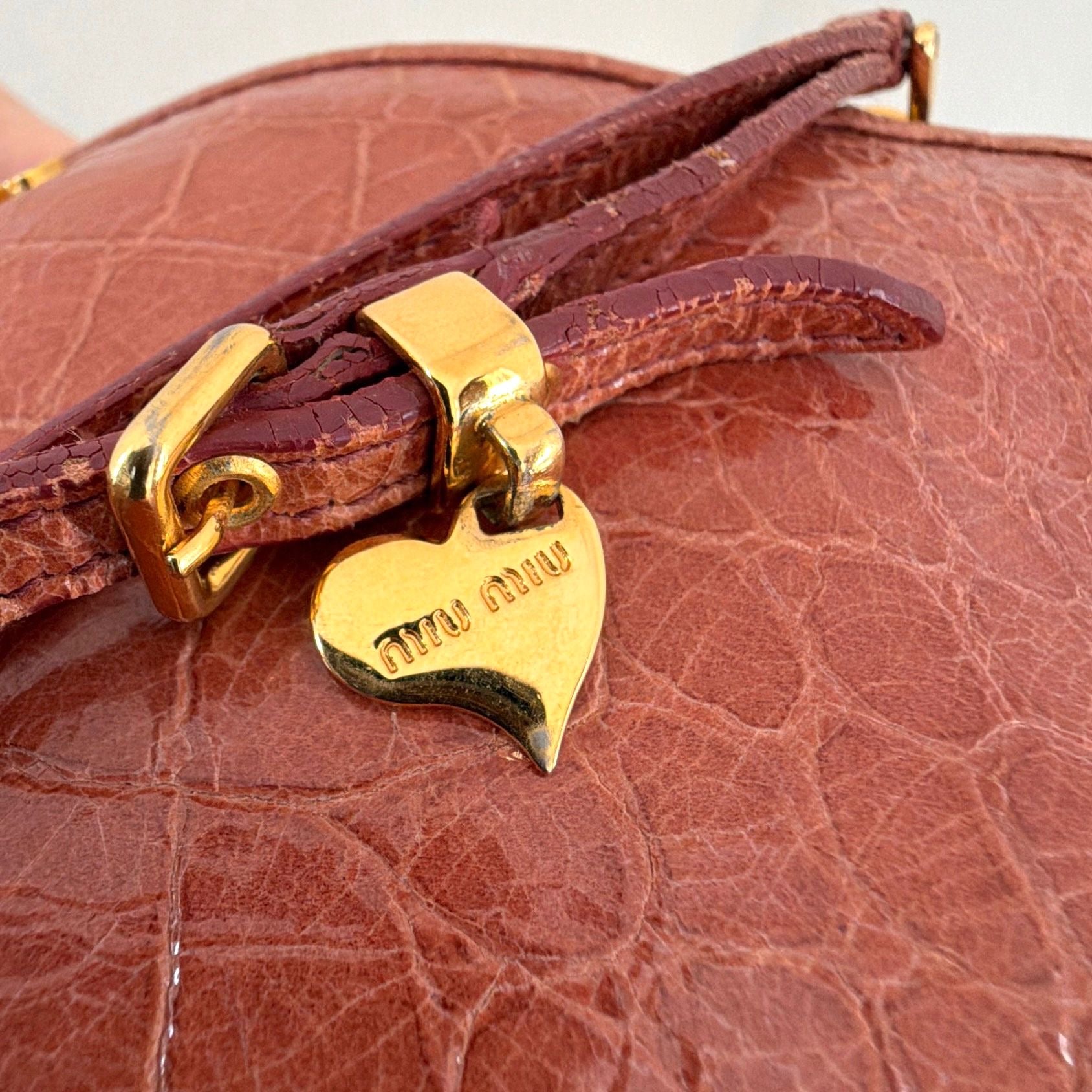 Miu Miu Croco Clutch