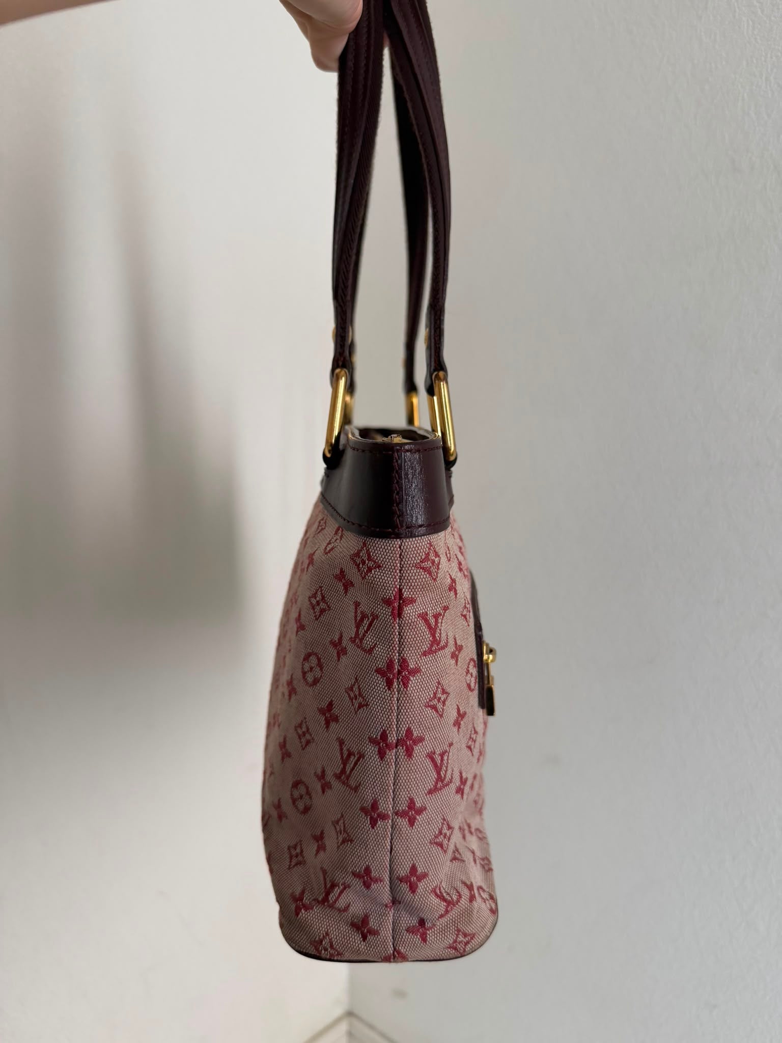 Louis Vuitton Monogram Mini Lucille PM Handbag - Cerise, Monogram Canvas