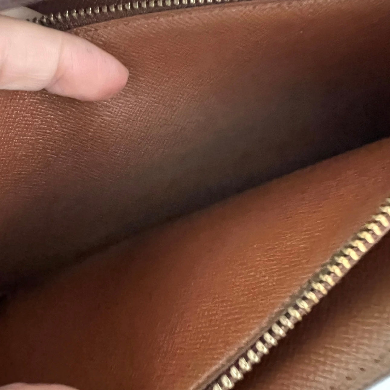Louis Vuitton Monogram Pochette Porto Monnet Purse Leather Wallet