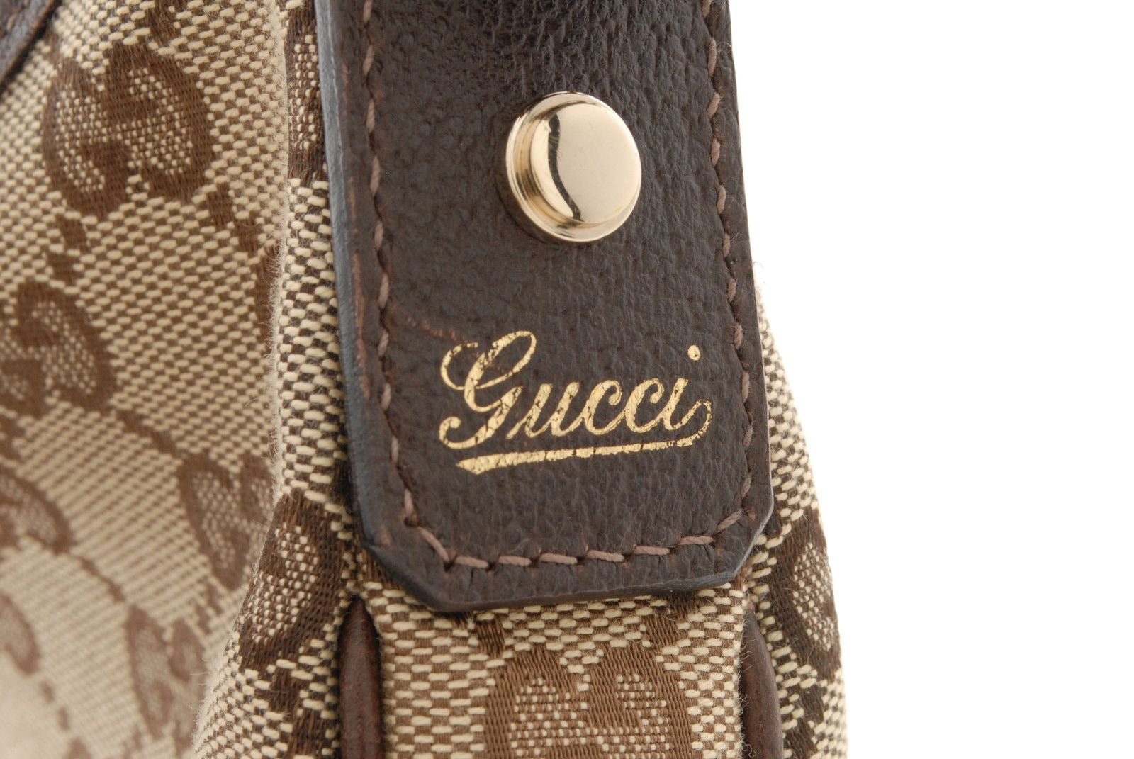 Gucci Abbey D-Ring Hobo Shoulder Bag - Brown, Leather