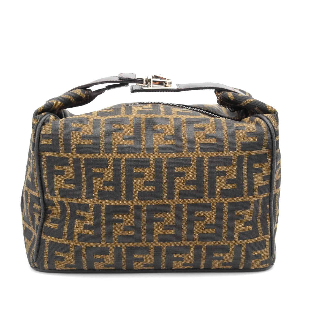 Fendi Zucca Handbag - Brown, Canvas Leather