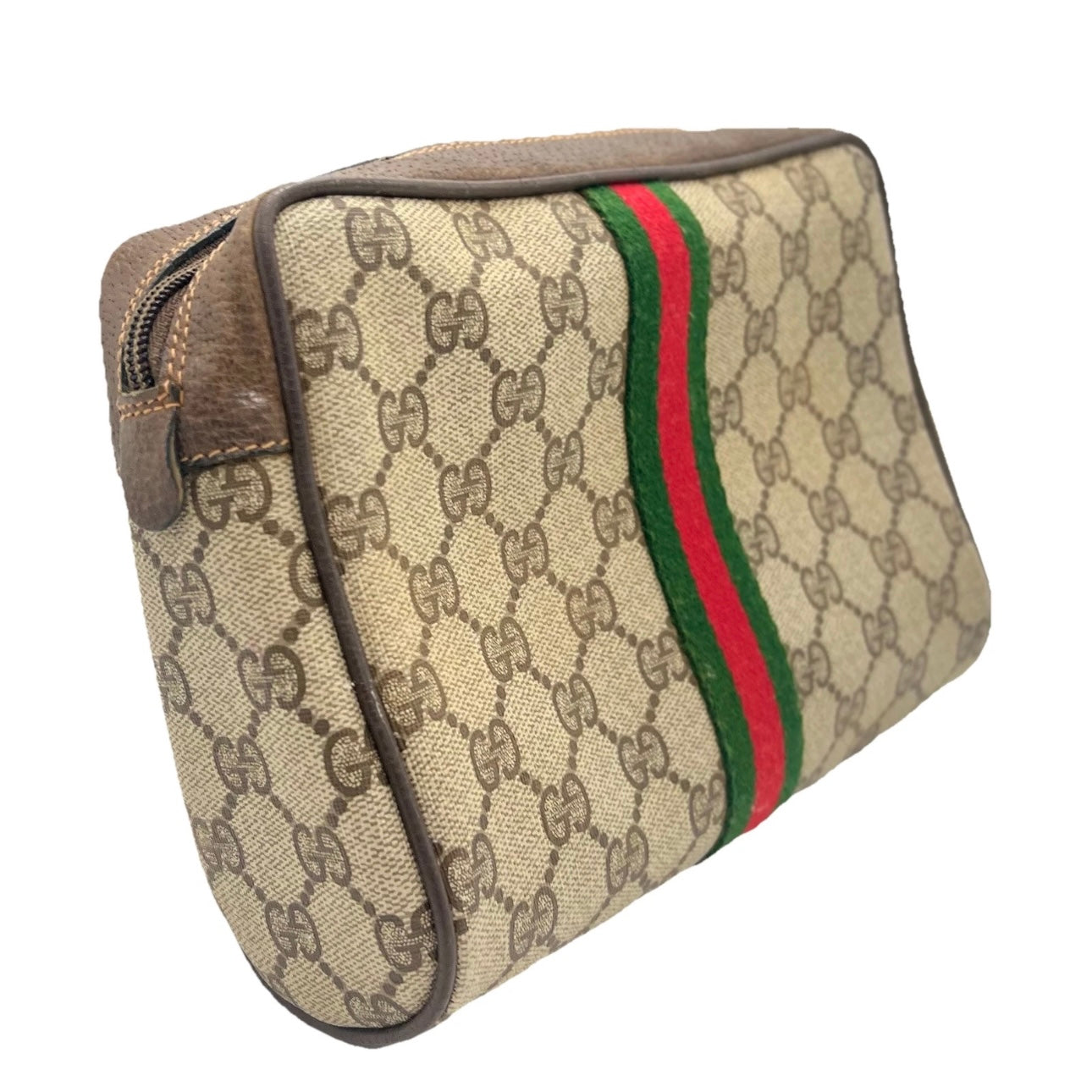 Gucci GG Leather Sherry Line Clutch