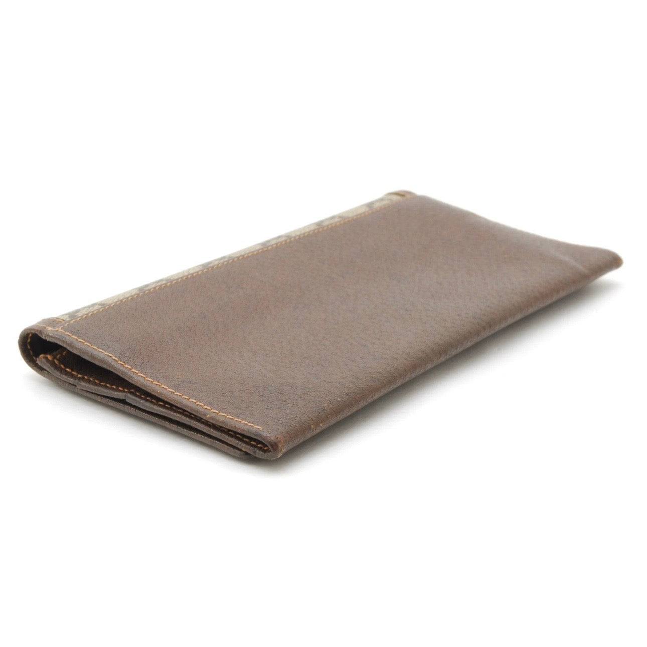 GUCCI Vintage GG Wallet Beige Brown