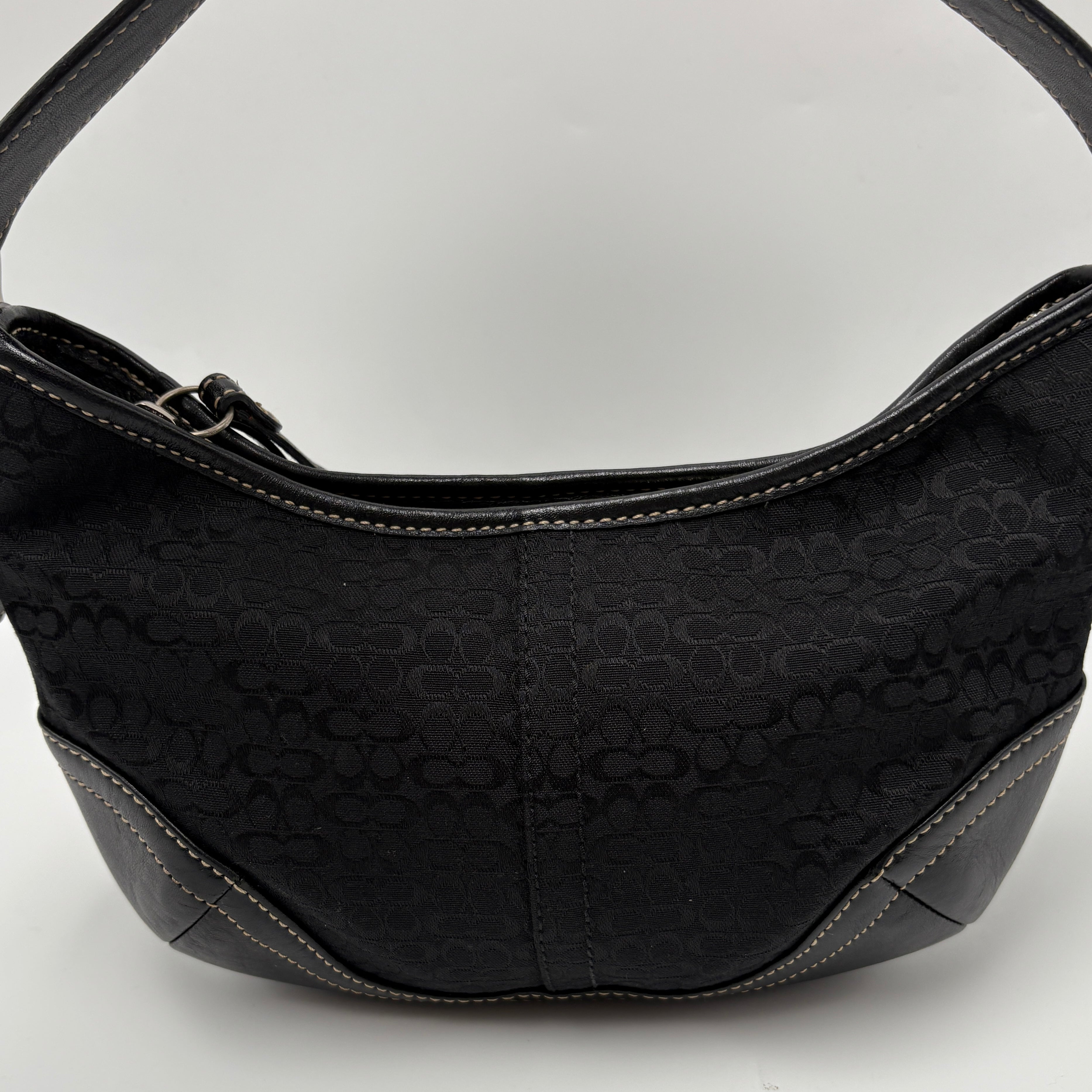 Coach signature shoulder bag