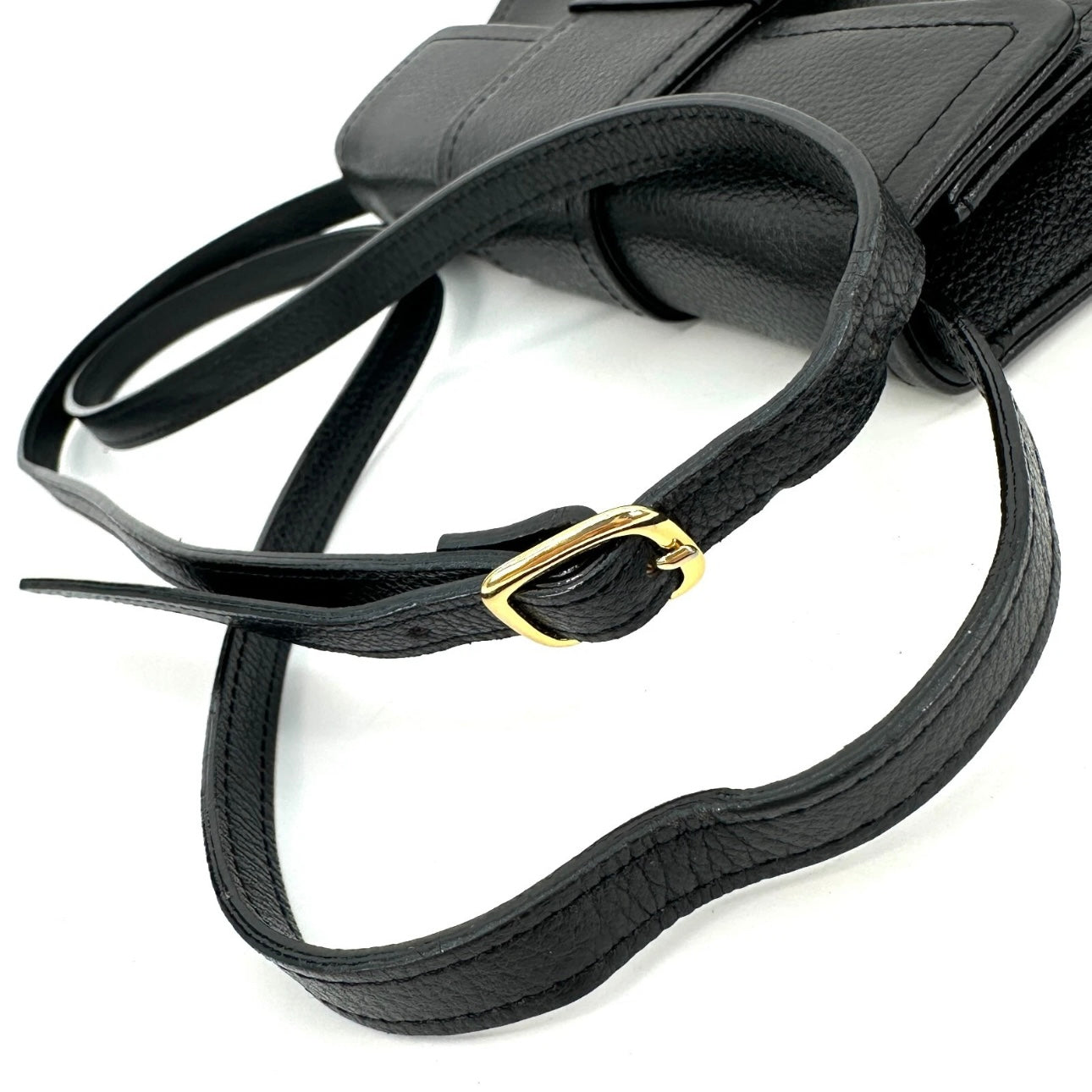 Yves Saint Laurent Shoulder Bag Crossbody Leather Vintage