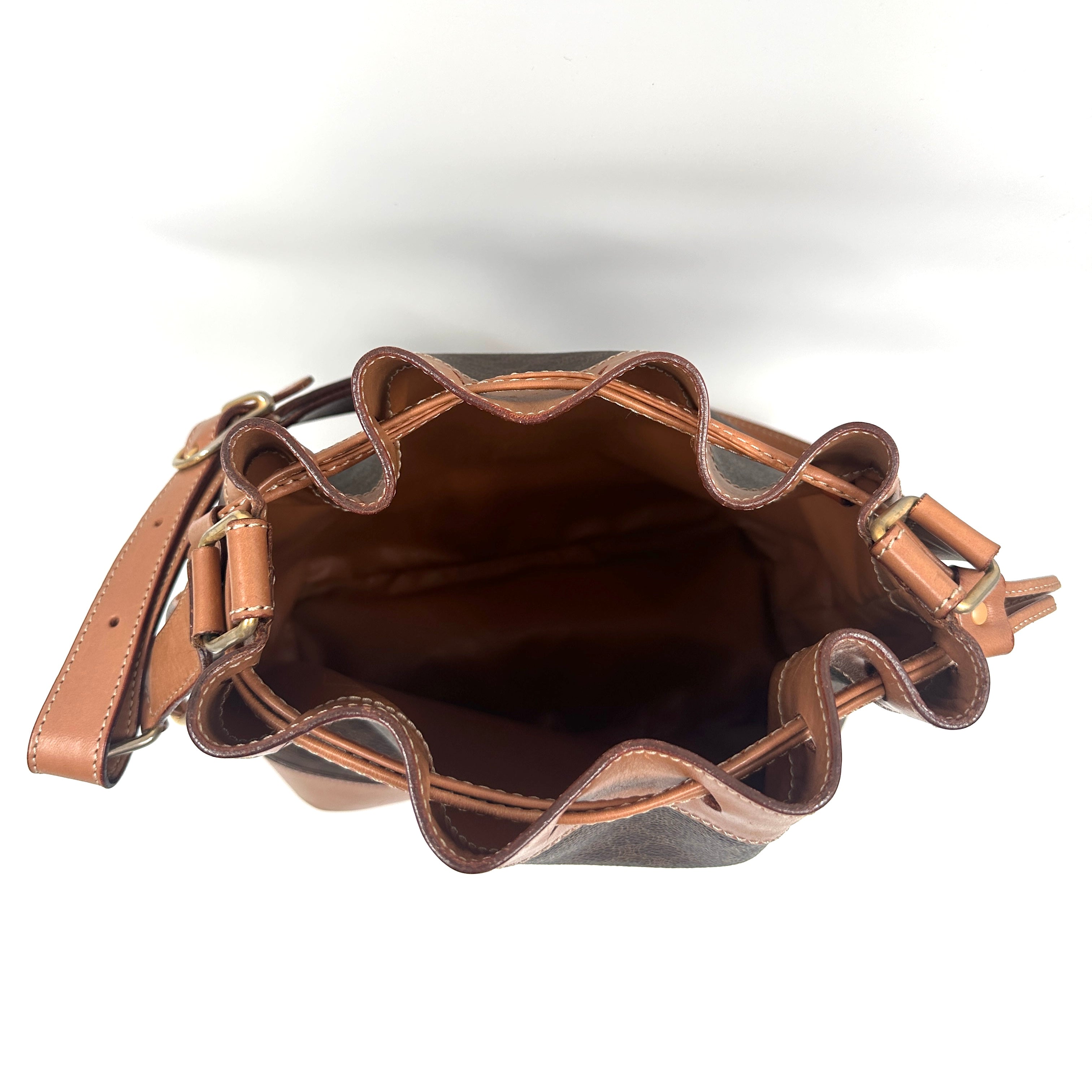 Shoulder Bag Macadam Leather Brown