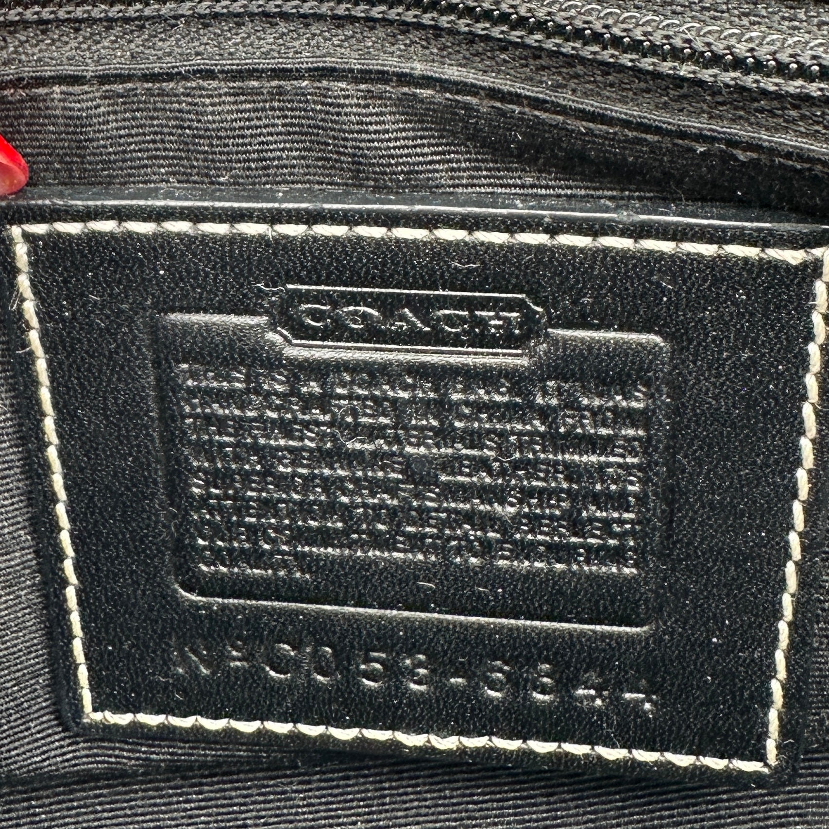 Mini Shoulder Bag Signature Canvas, Leather