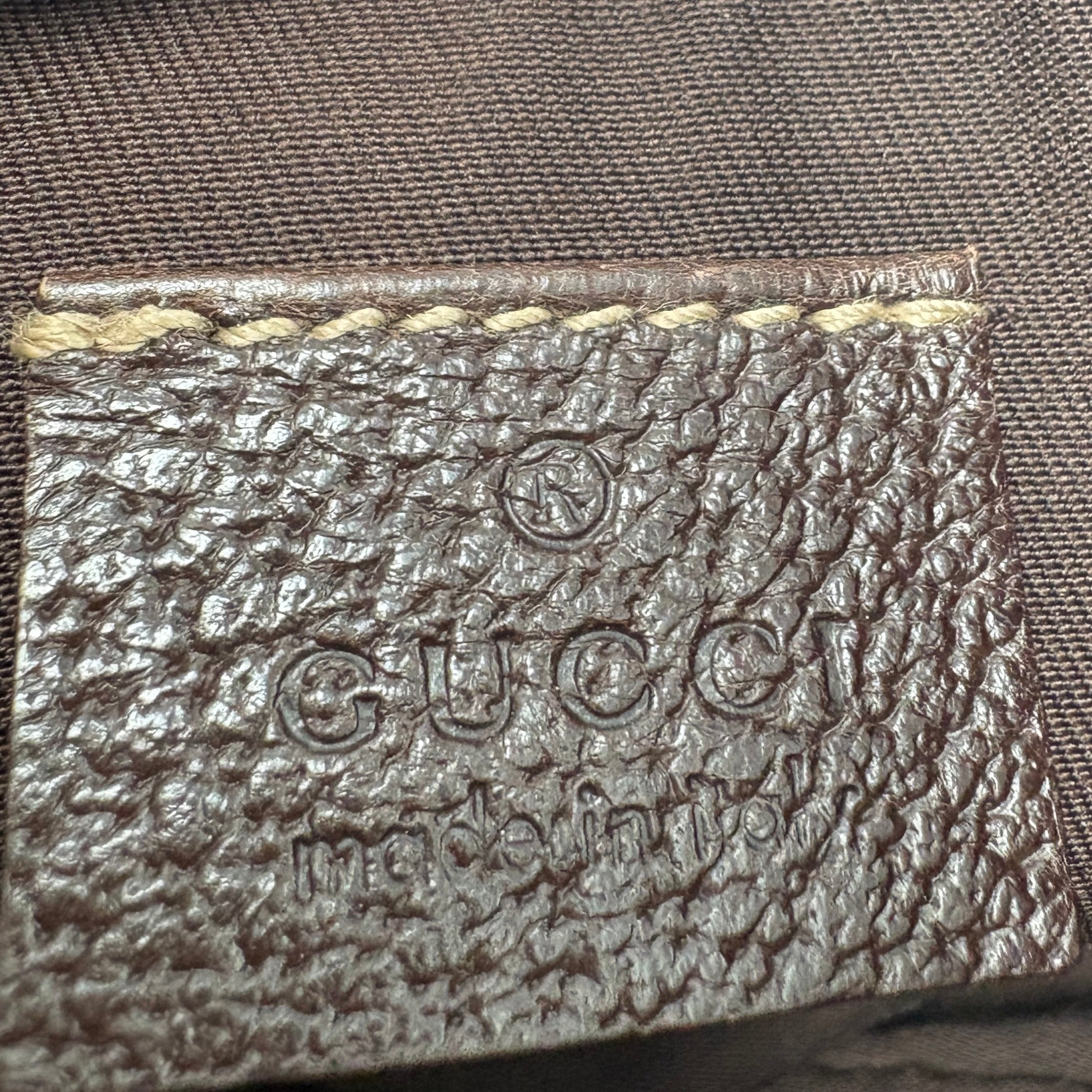 Gucci GG SHW Shoulder Bag Canvas Brown