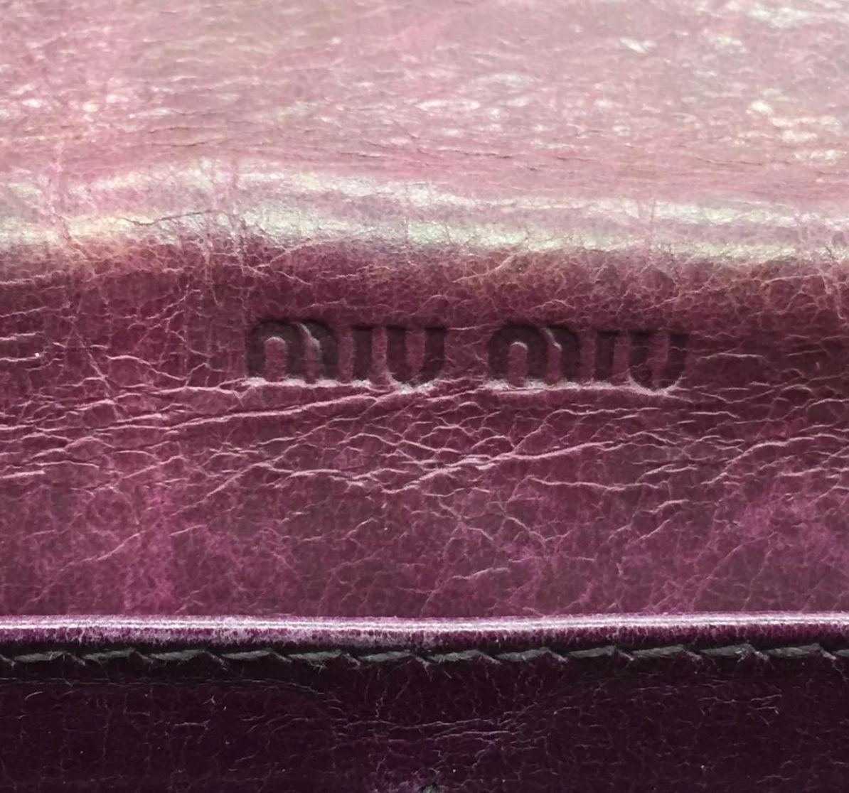 Miu Miu Croco Wallet