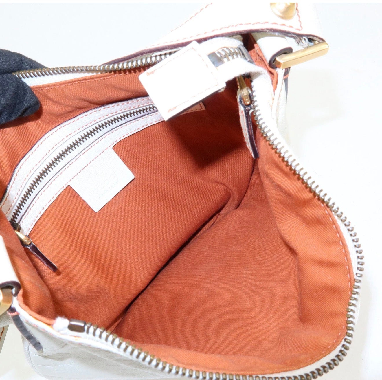 Gucci Hand Bag - Ivory, Leather