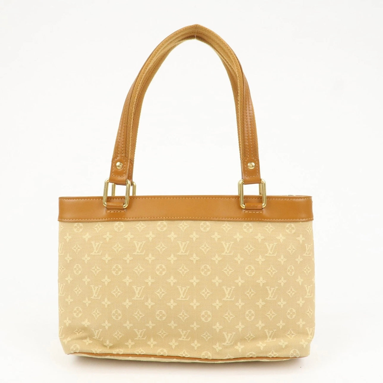 Louis Vuitton Monogram Mini Lucille PM Hand Bag Beige