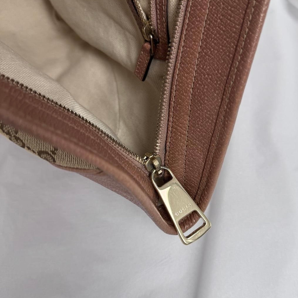Gucci Beige Pink GG Tote Handbag