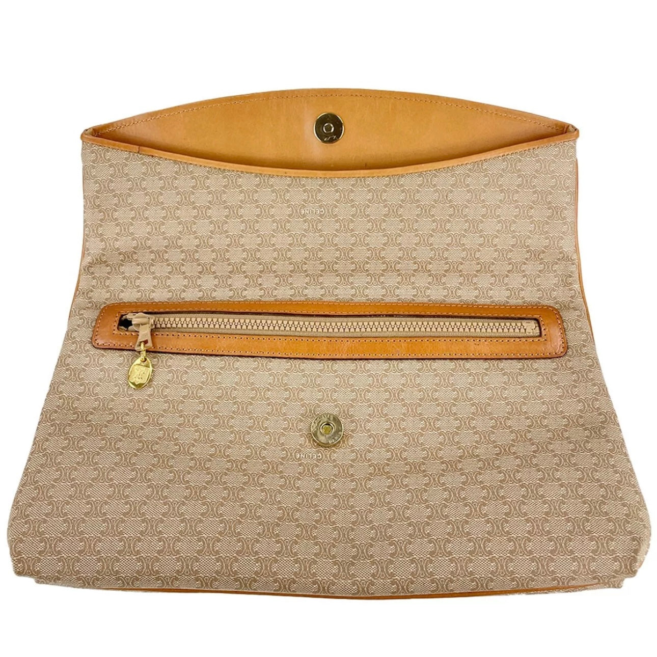 Macadam Leather PVC clutch