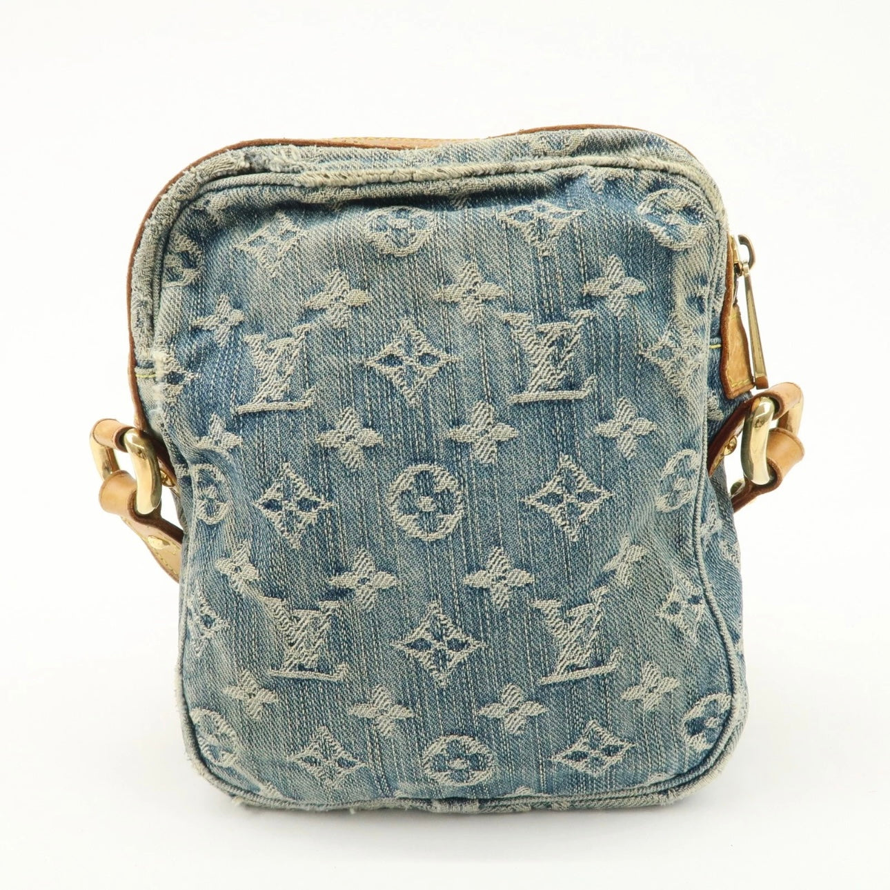 Louis Vuitton Monogram Denim Camera Bag Shoulder Bag Blue