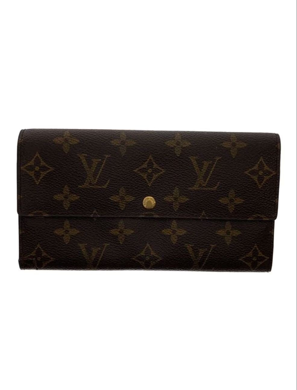 Louis Vuitton International Tri-fold Wallet - Brown, Leather, PVC