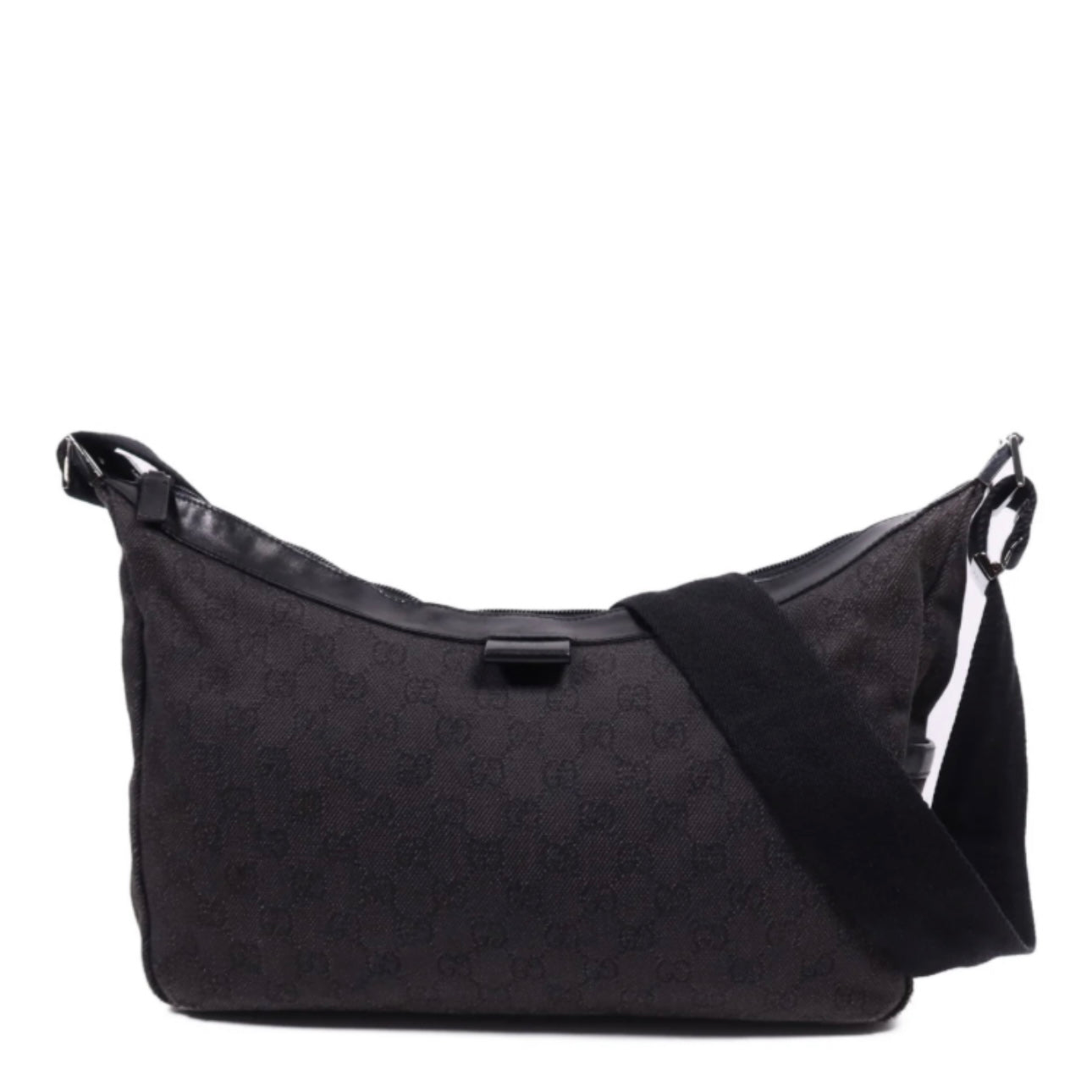 GUCCI GG SHW Shoulder Bag GG Canvas Black