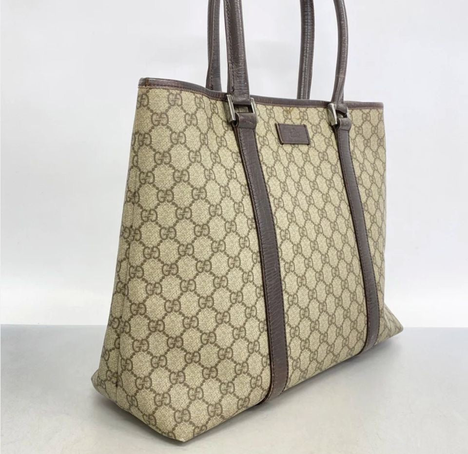 GUCCI GG SUPREME SHOULDER TOTE BAG