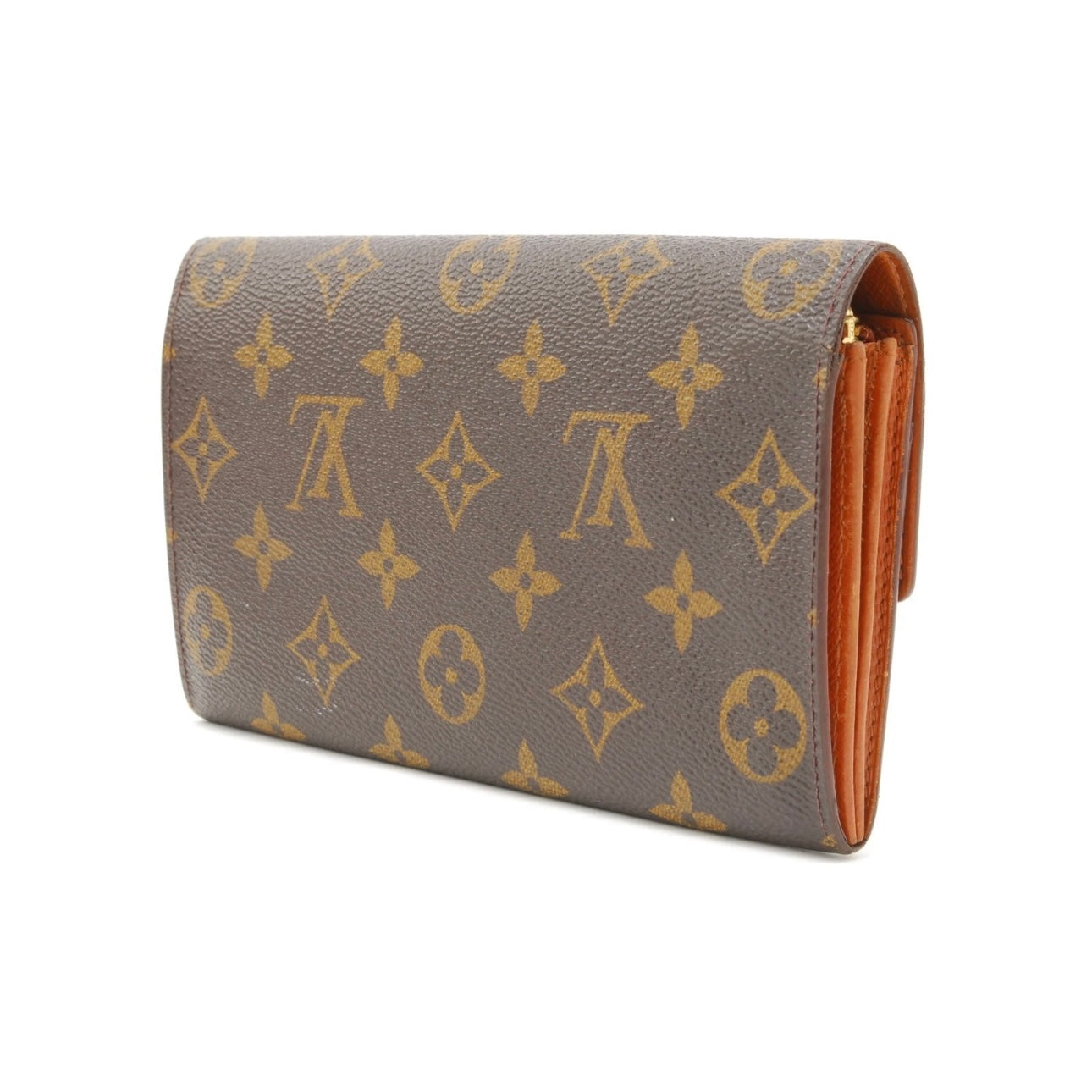 Louis Vuitton Monogram Pochette Porto Monnet Purse Leather Wallet