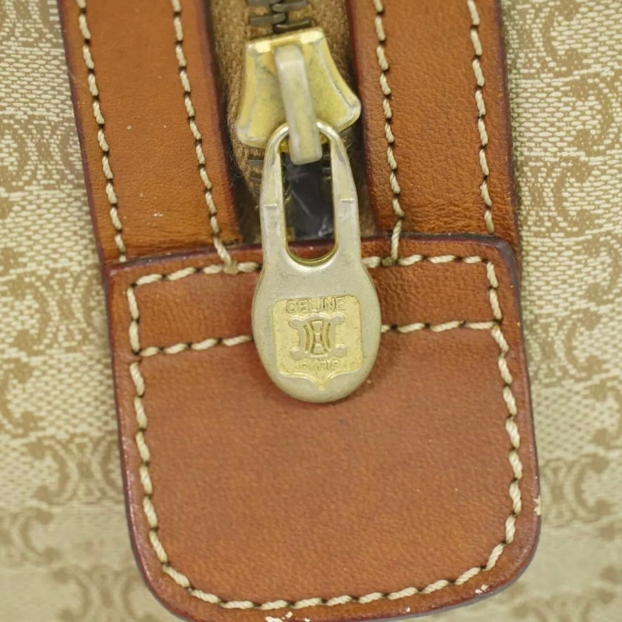 Macadam PVC Boston Handbag Beige