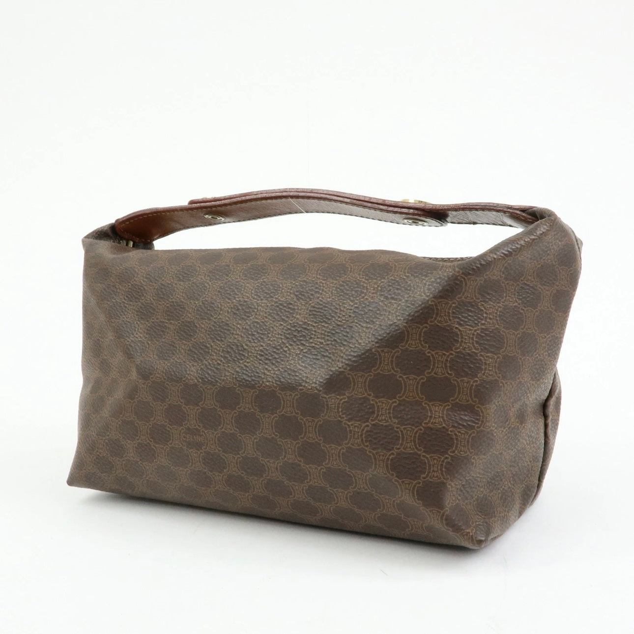 Celine Macadam Handbag Pochette - Brown, PVC