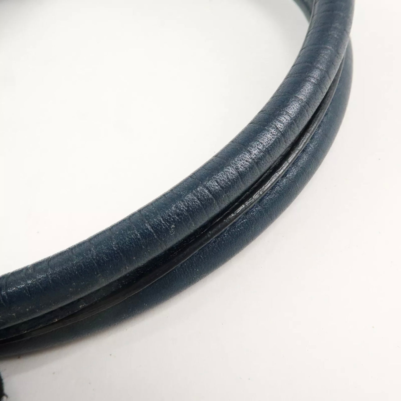 GG Supreme Leather Tote Bag Beige Navy