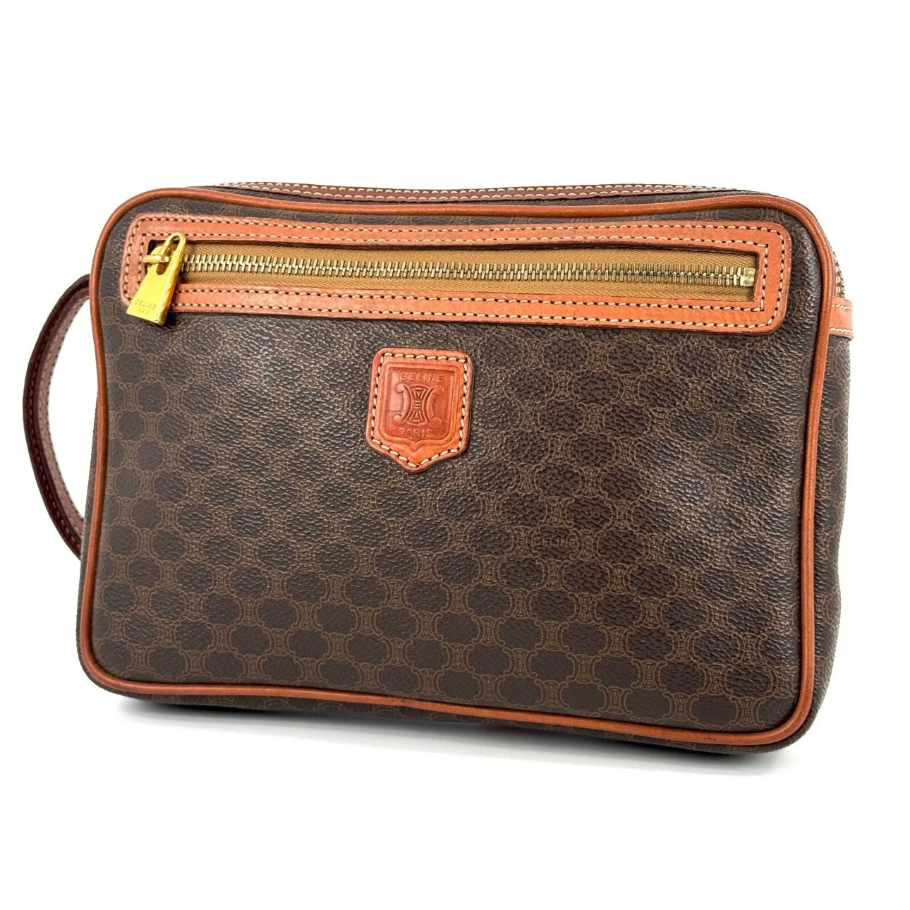 CELINE Macadam Clutch Bag