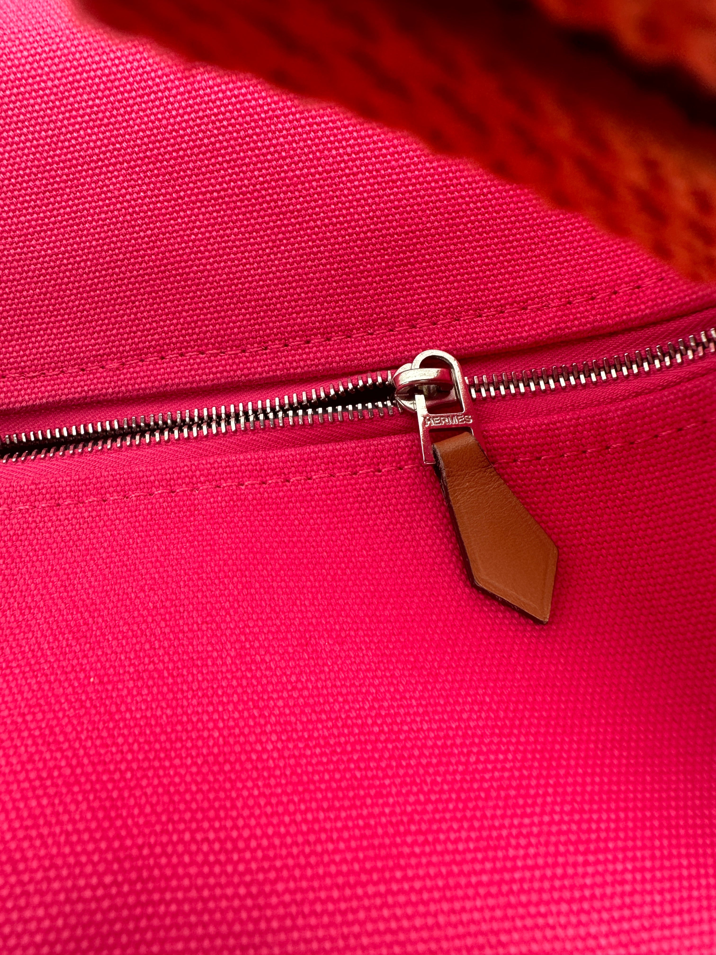 Bride a Brac Case Handbag Canvas Pink Magenta