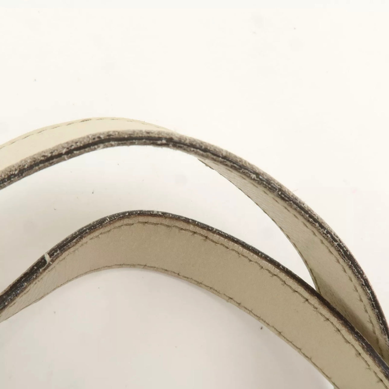 Gucci Abbey GG Canvas Leather Tote Bag Beige Ivory