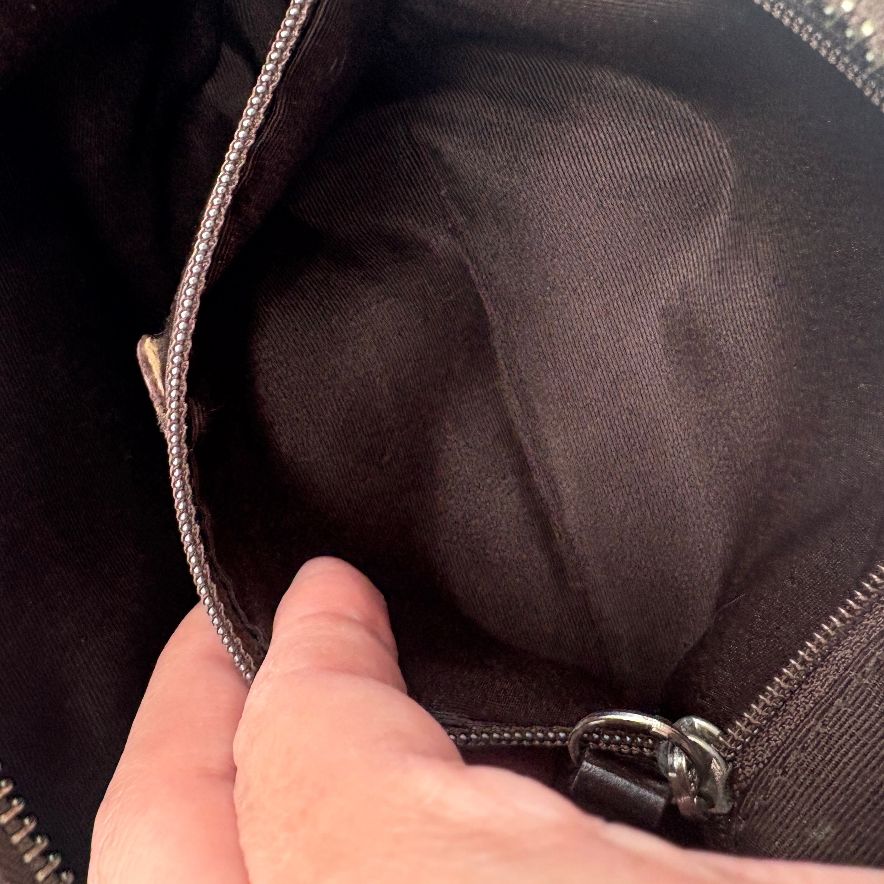 Coach Signature Suede Bag