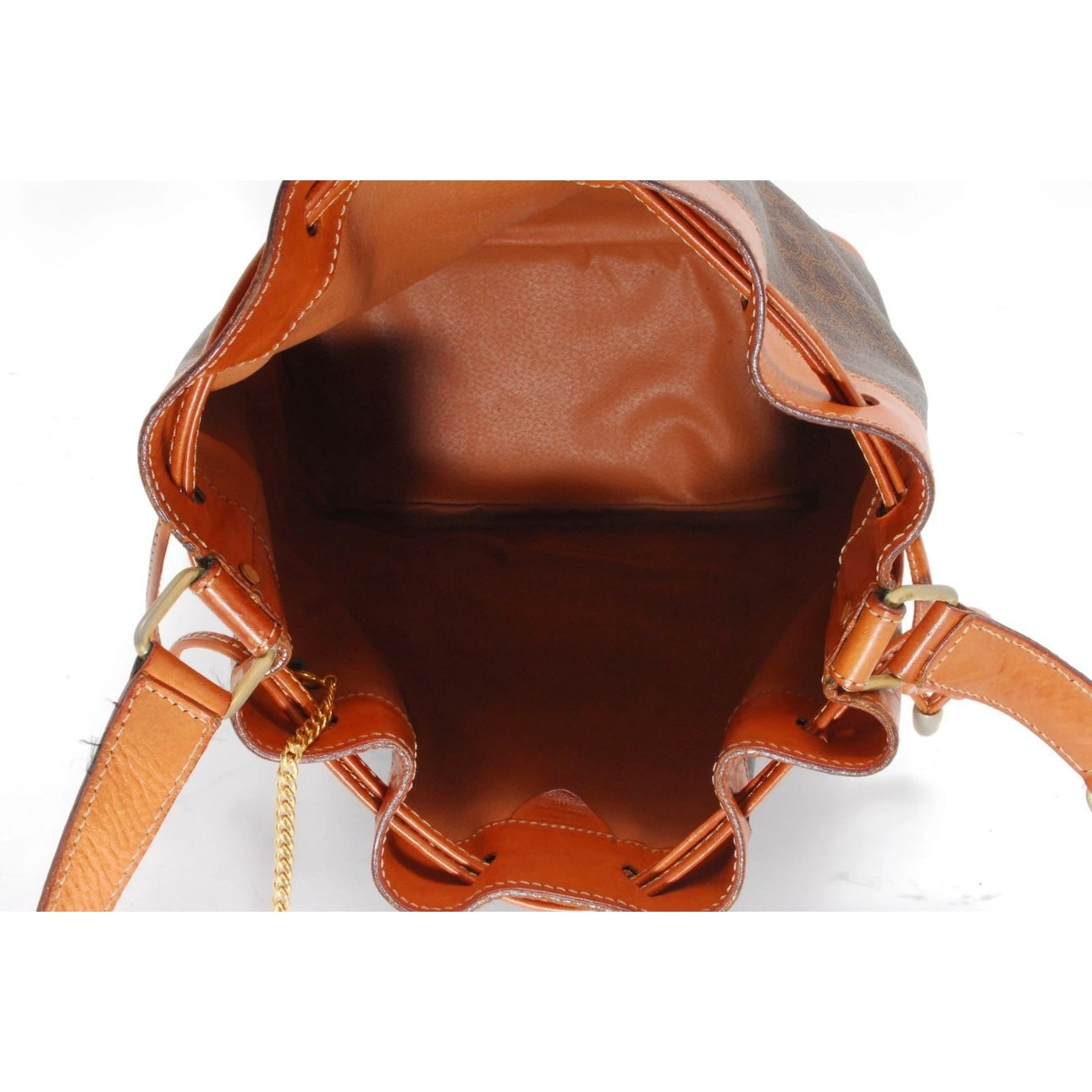 Celine Macadam Shoulder Bag Bucket Crossbody with wallet