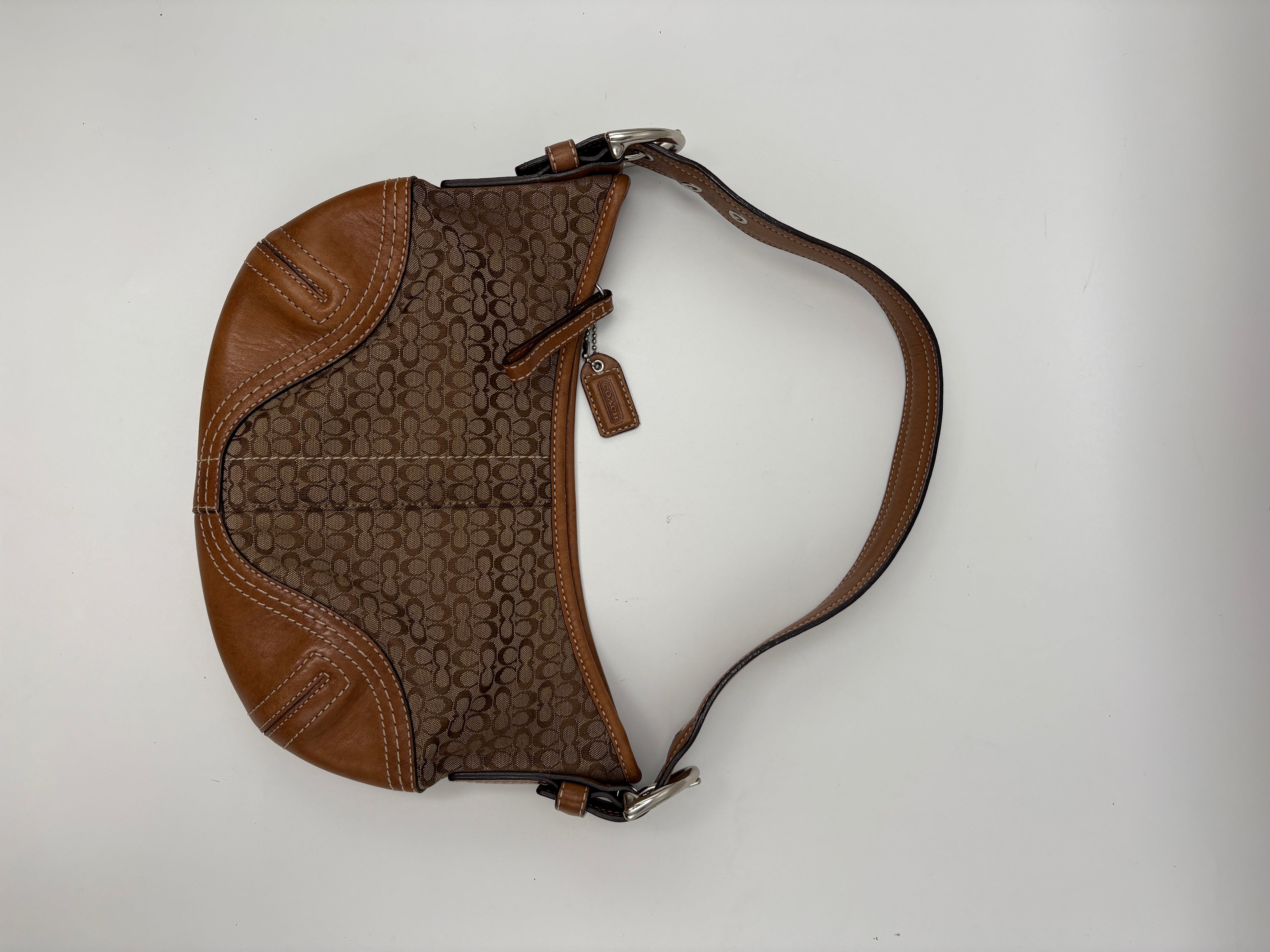 Coach signature shoulder bag