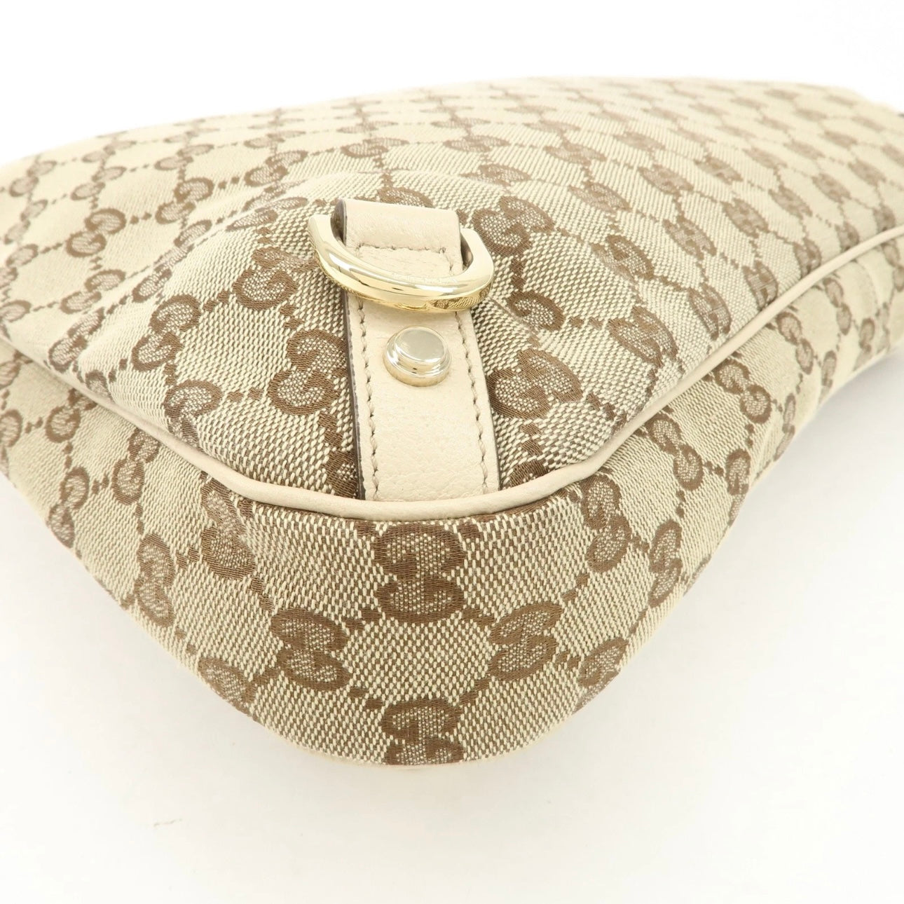 Gucci Abbey Shoulder Bag - Beige, Canvas