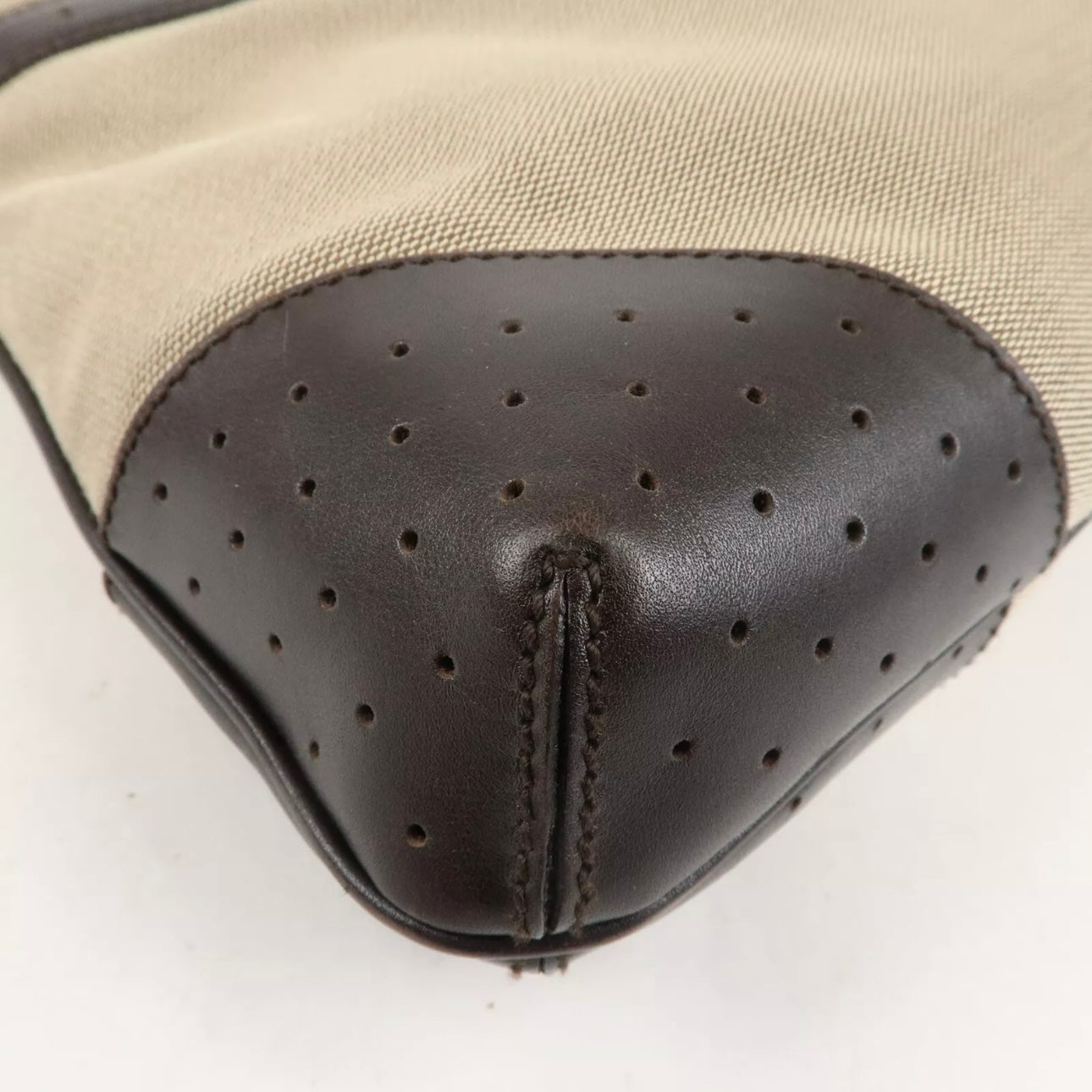 Sherry Interlocking G Canvas Leather