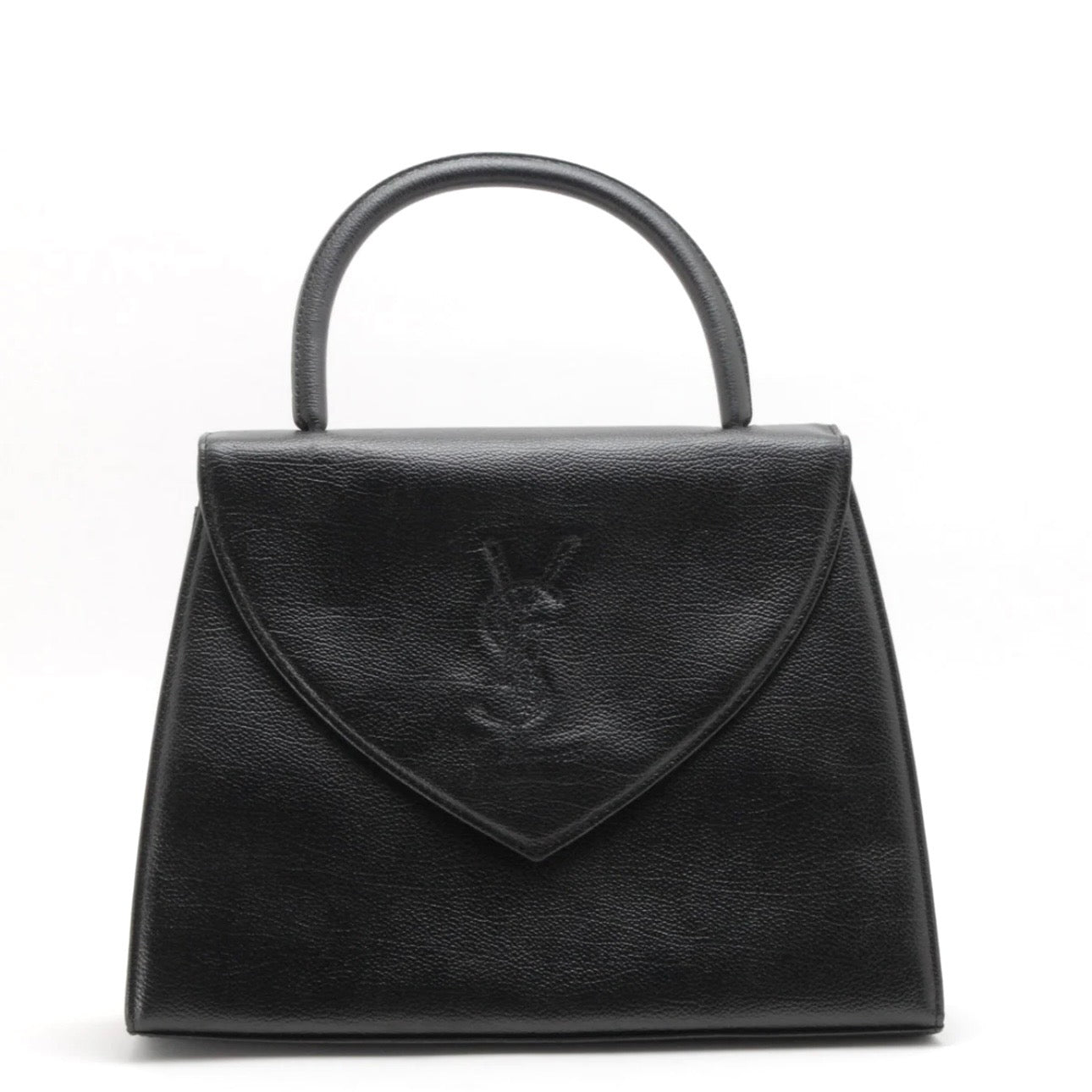 Yves Saint Laurent YSL Top Handle Handbag - Black, Leather