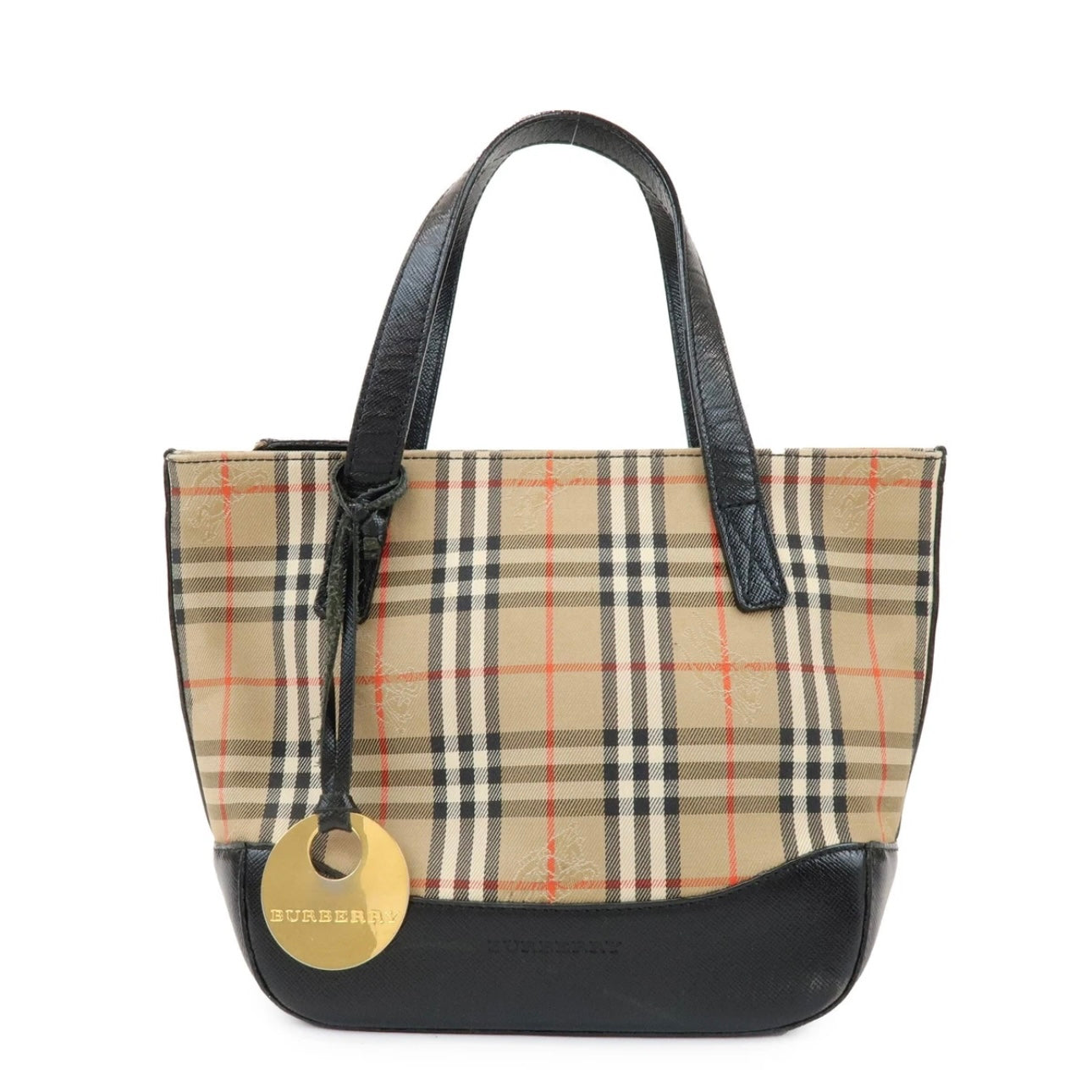 BURBERRY Nova Plaid Small Hand Bag