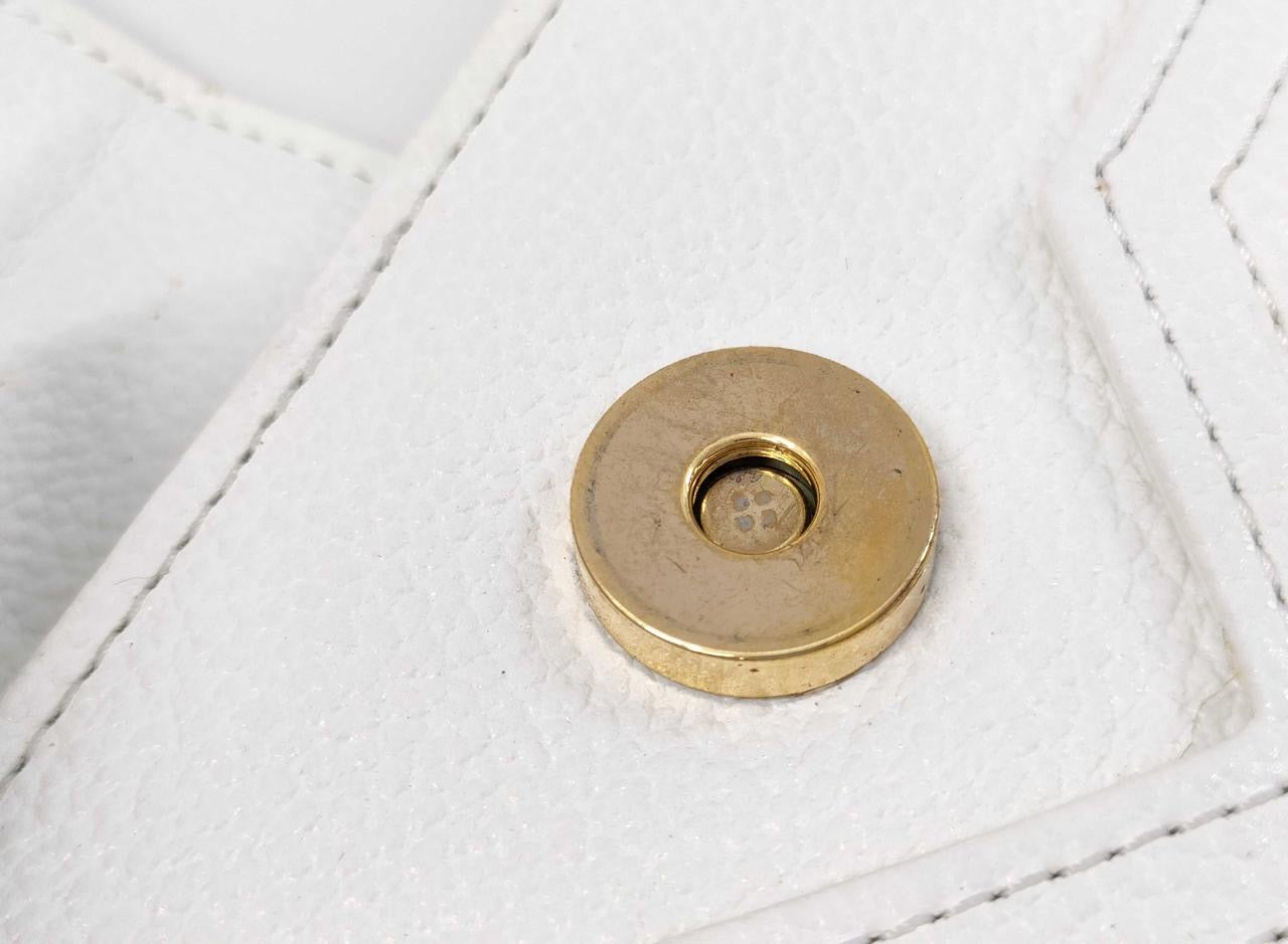 Saint Laurent White Vintage clutch