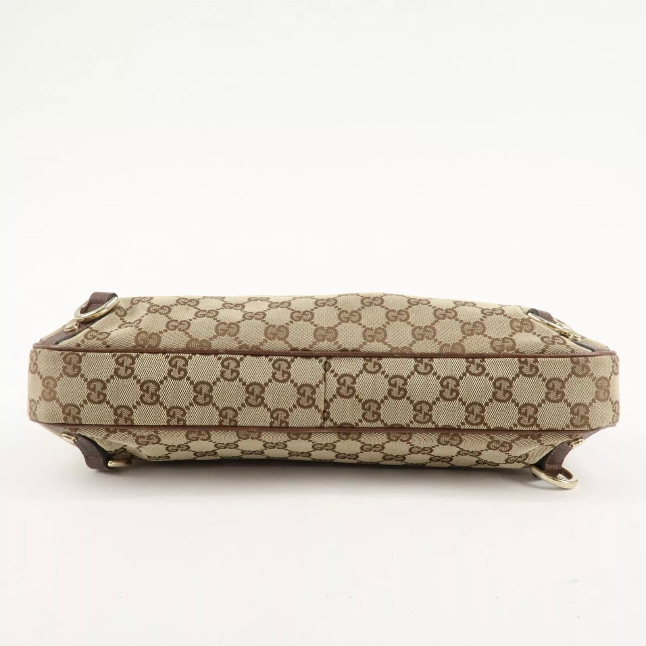 GUCCI Abbey GG Canvas Leather Shoulder Bag