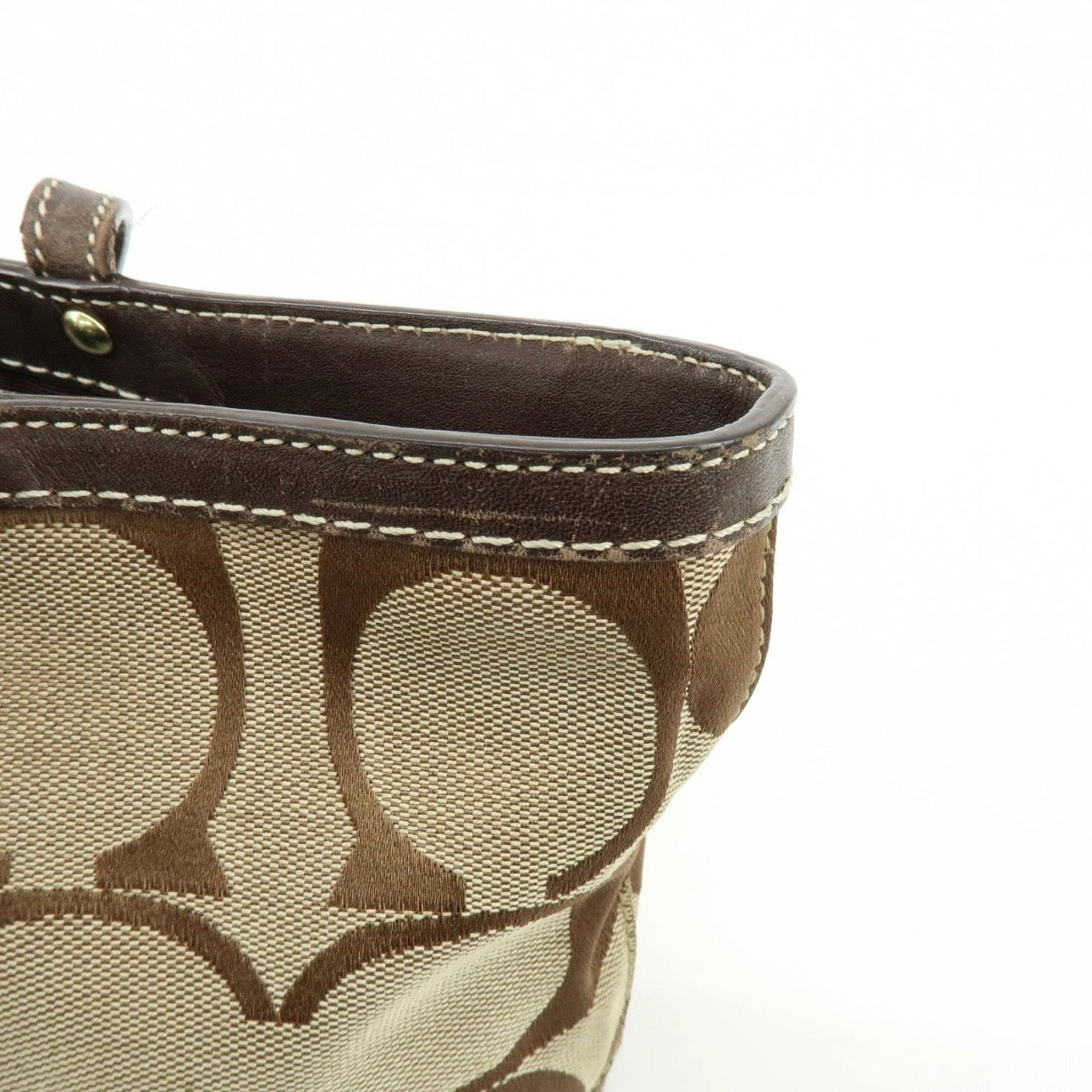 Coach Signature Brown Tote Bag