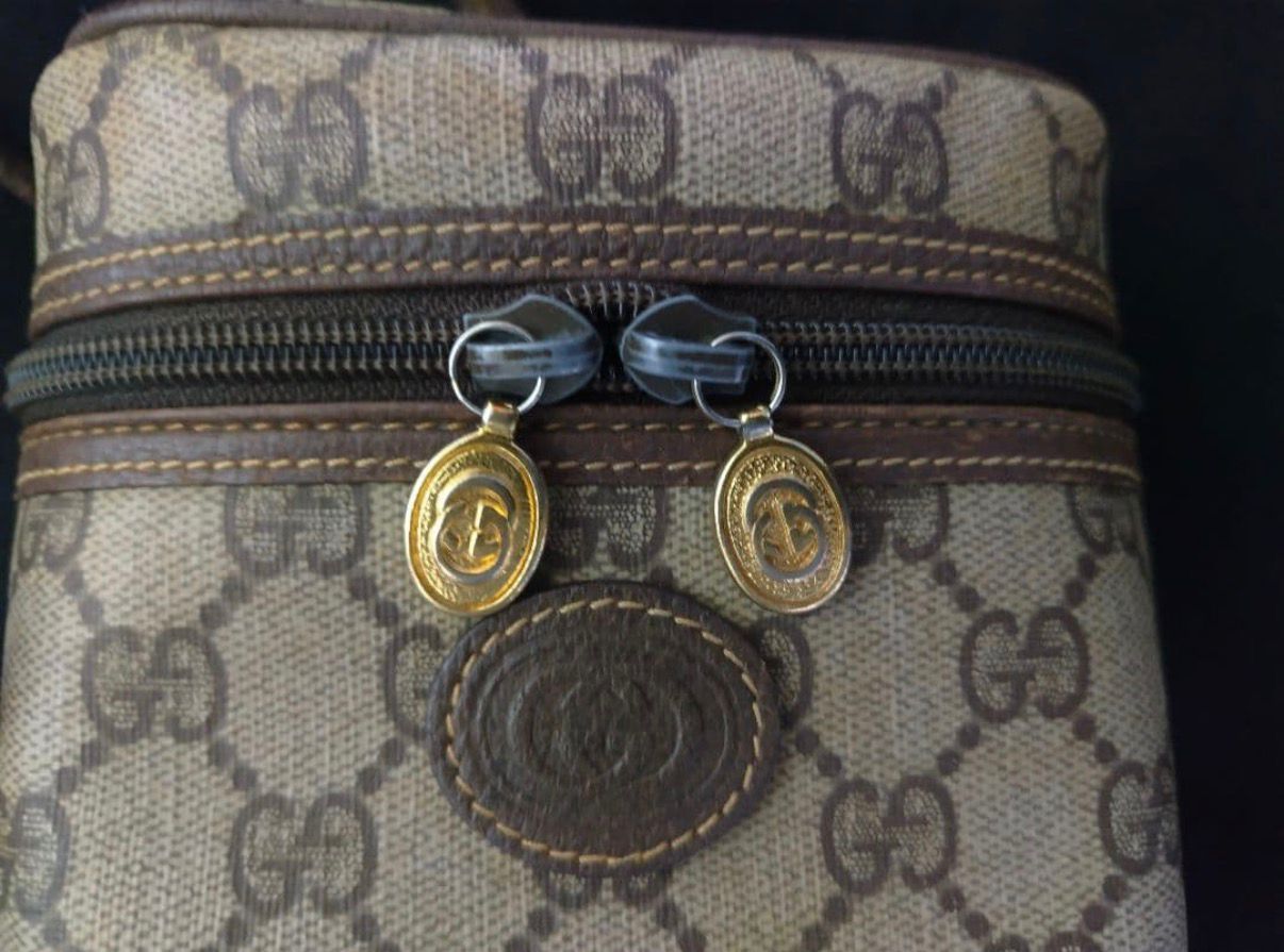 Gucci Vintage GG Supreme Shoulder Bag - Brown, PVC Leather