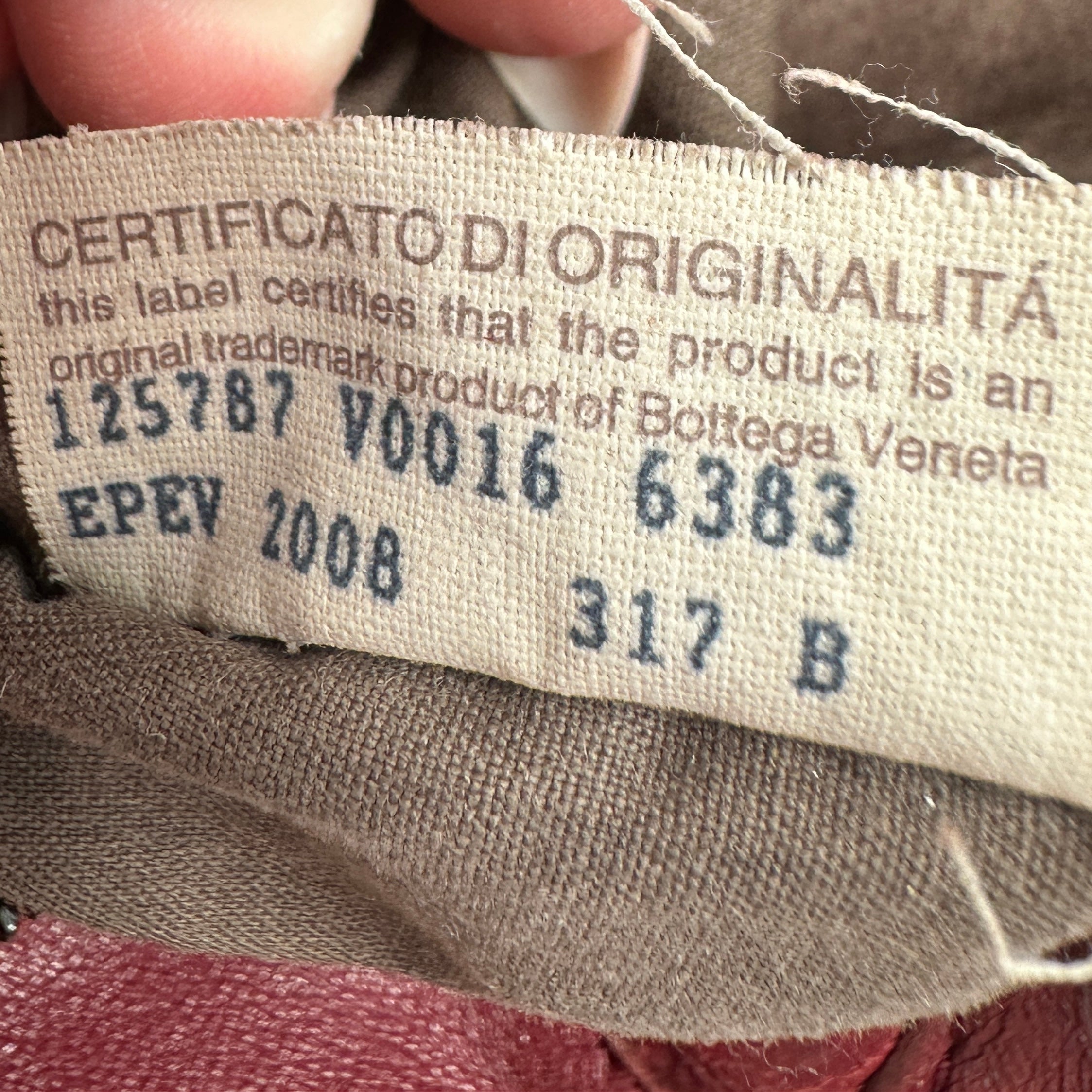 Intrecciato Campana Leather Shoulder Bag