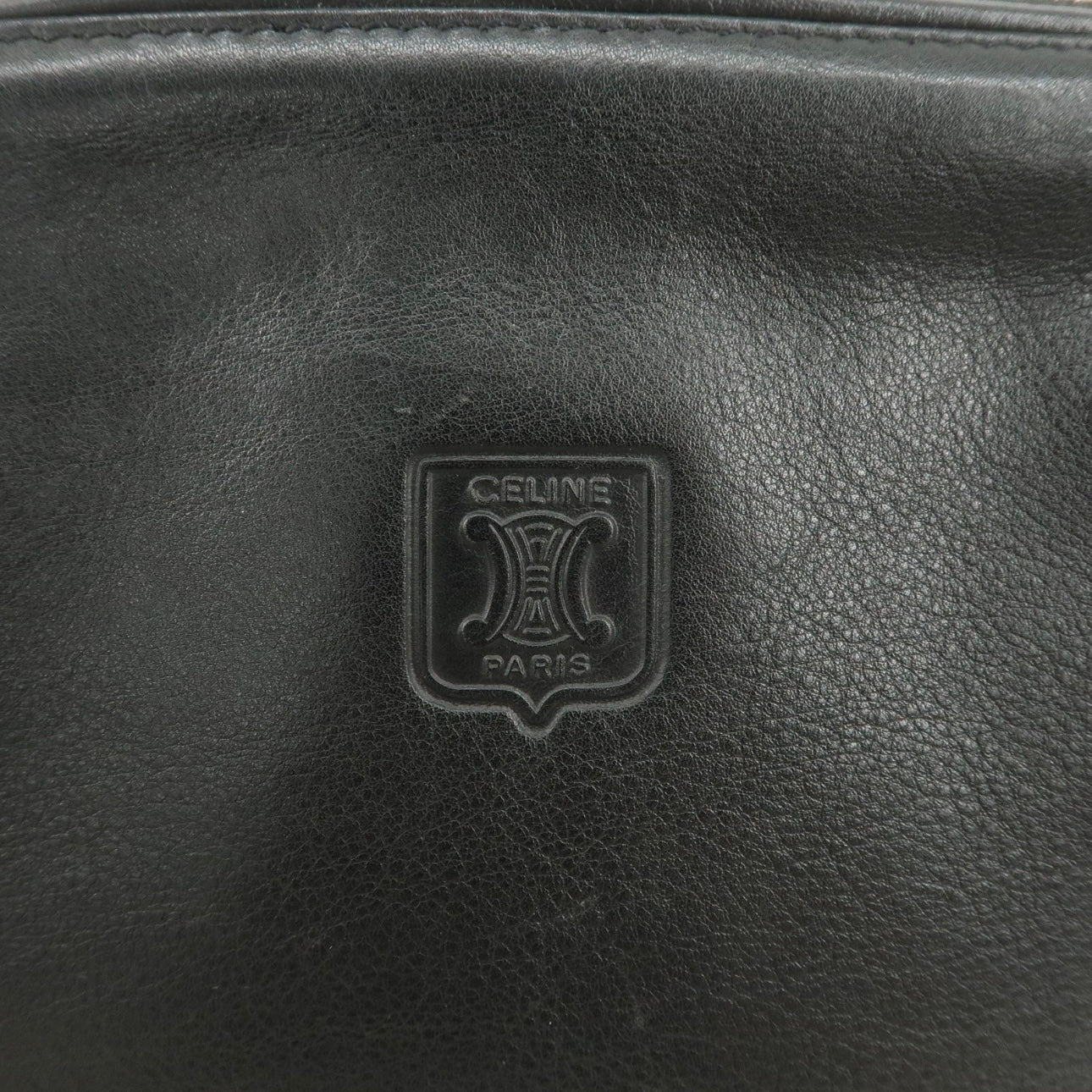 CELINE Clutch - Black, Leather