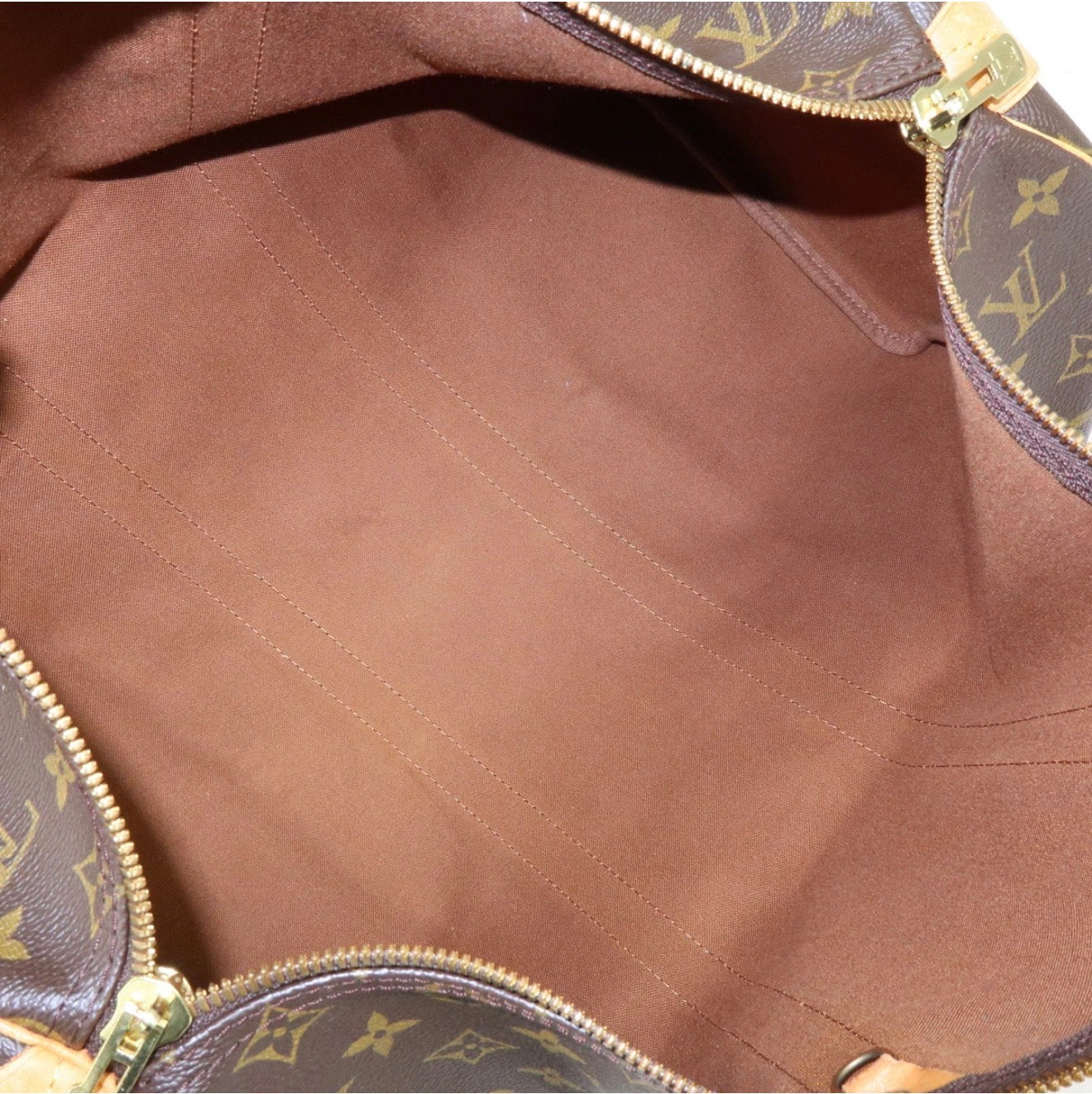Louis Vuitton Monogram Keep All 45 Boston Bag - Brown, Monogram Canvas