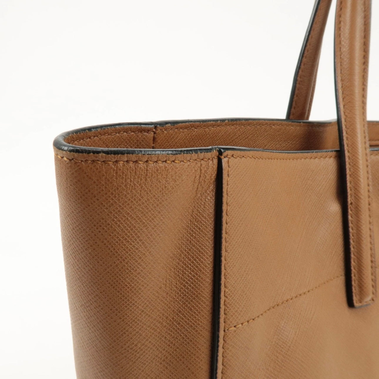 PRADA 2 way bag - Brown, Leather
