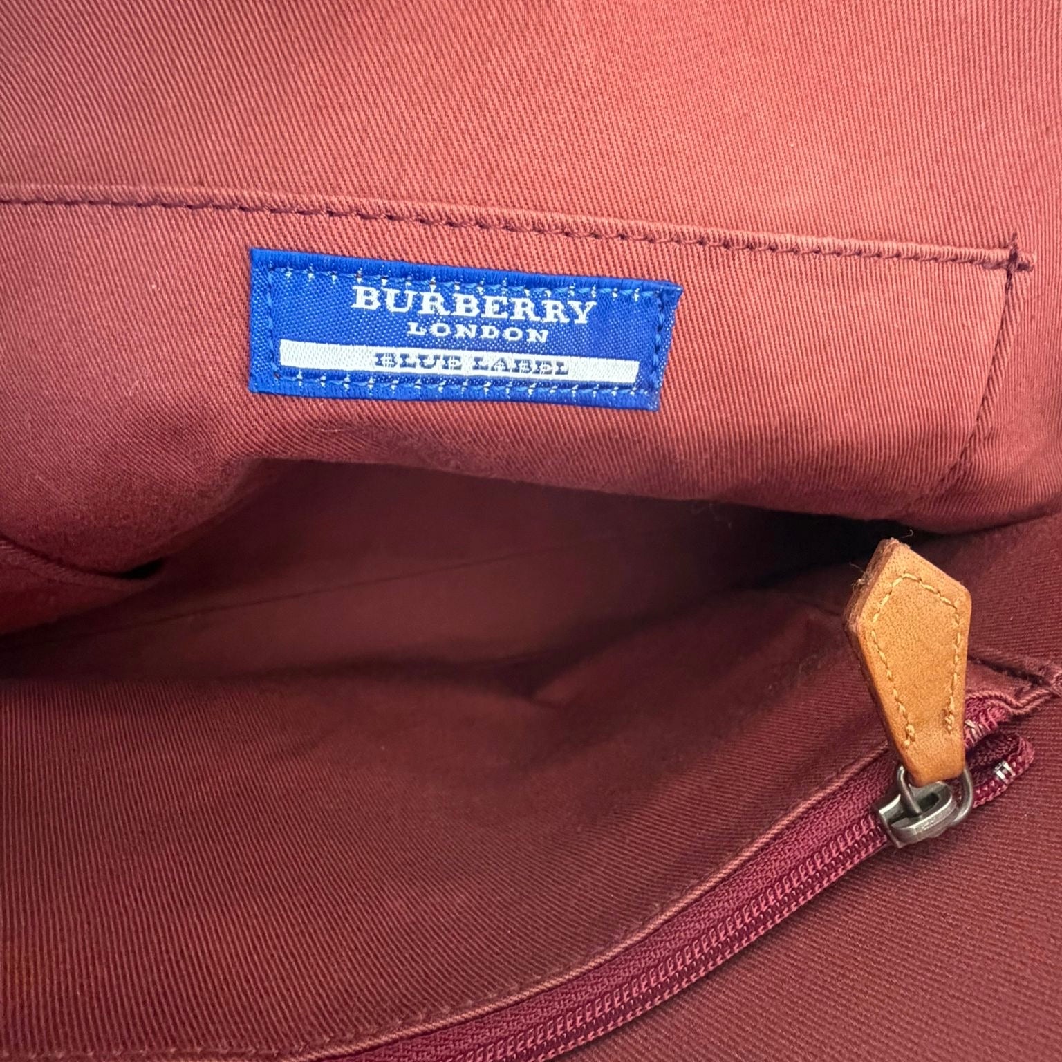 Burberry plaid nove shoulder bag