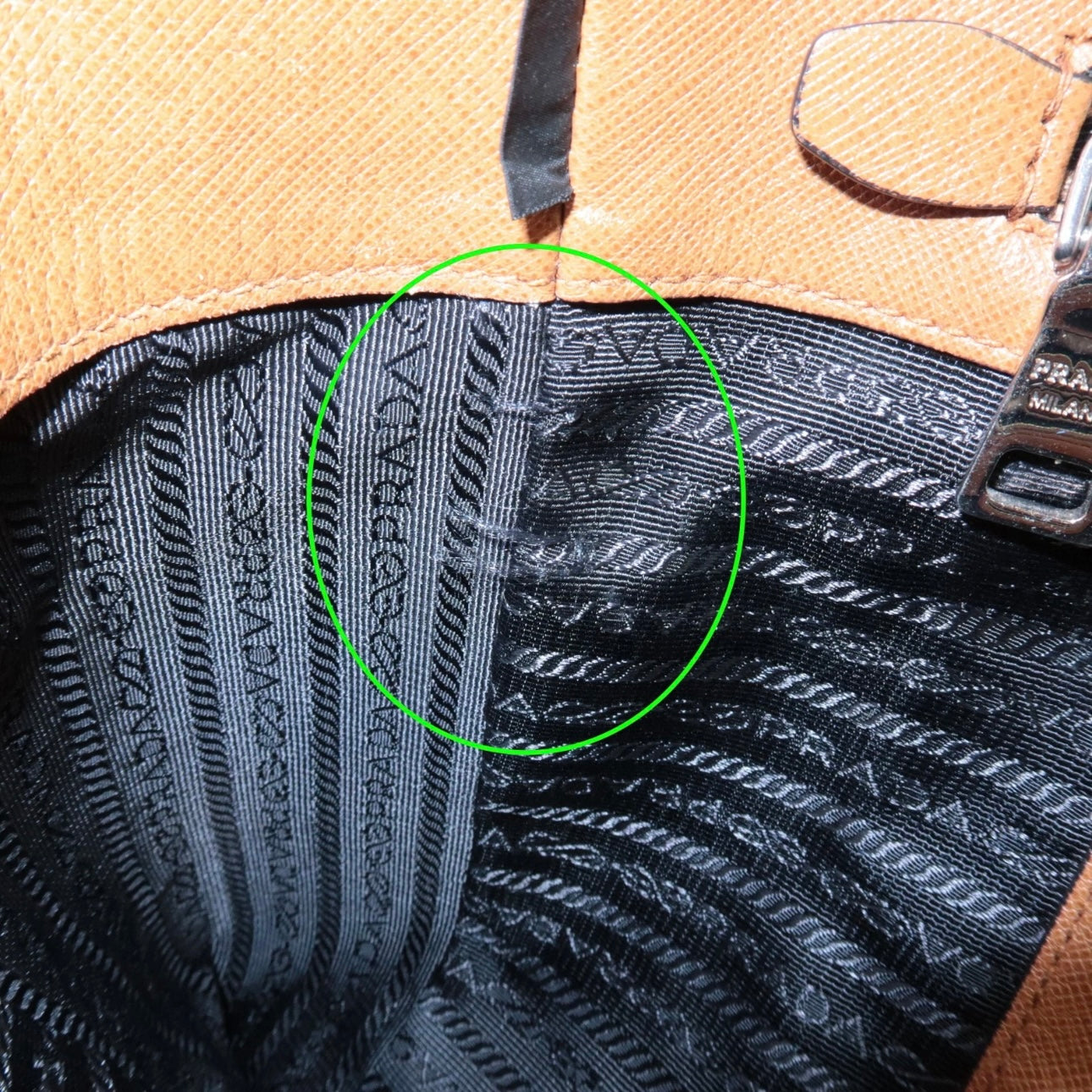 PRADA 2 way bag - Brown, Leather