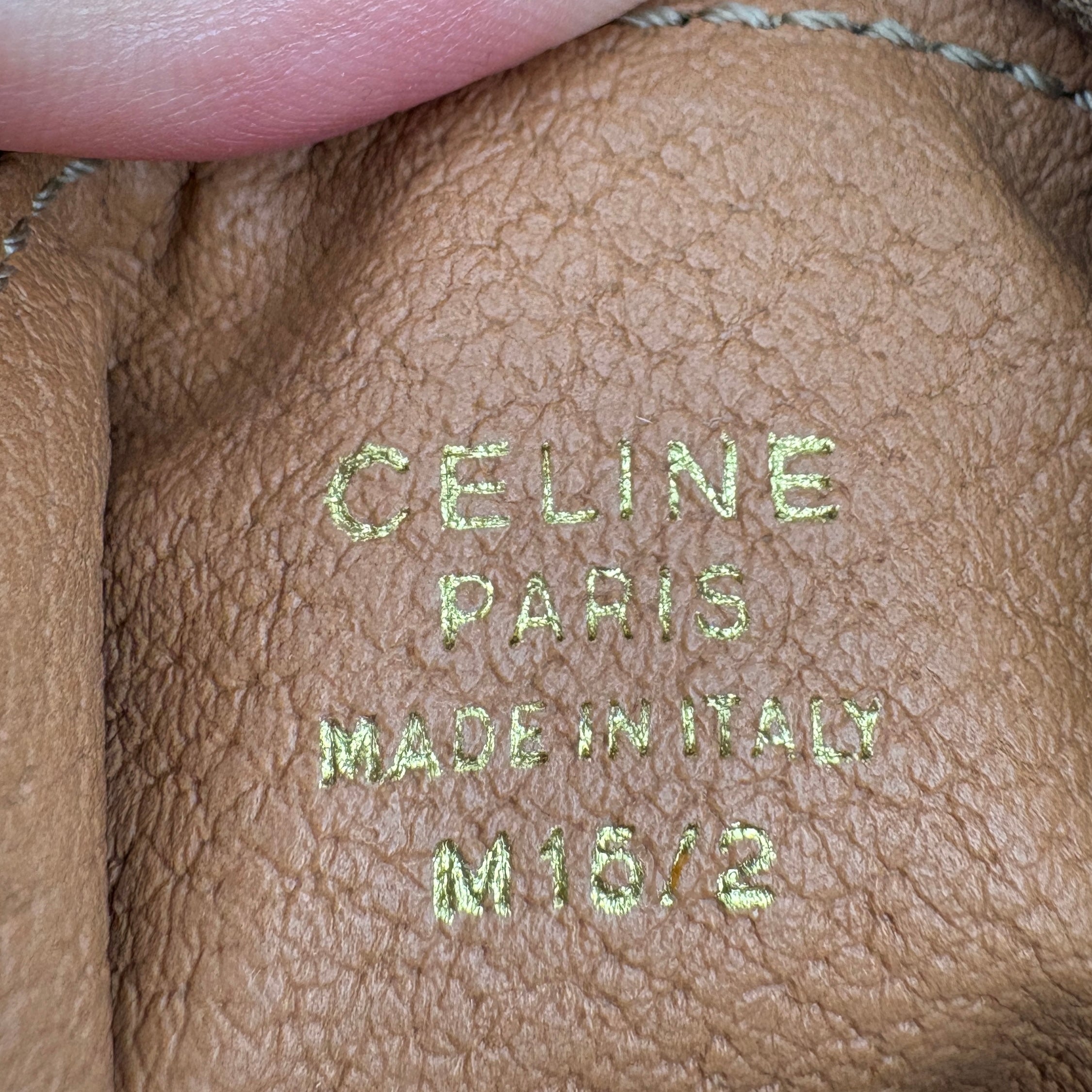 Celine Pochette brown Macadam