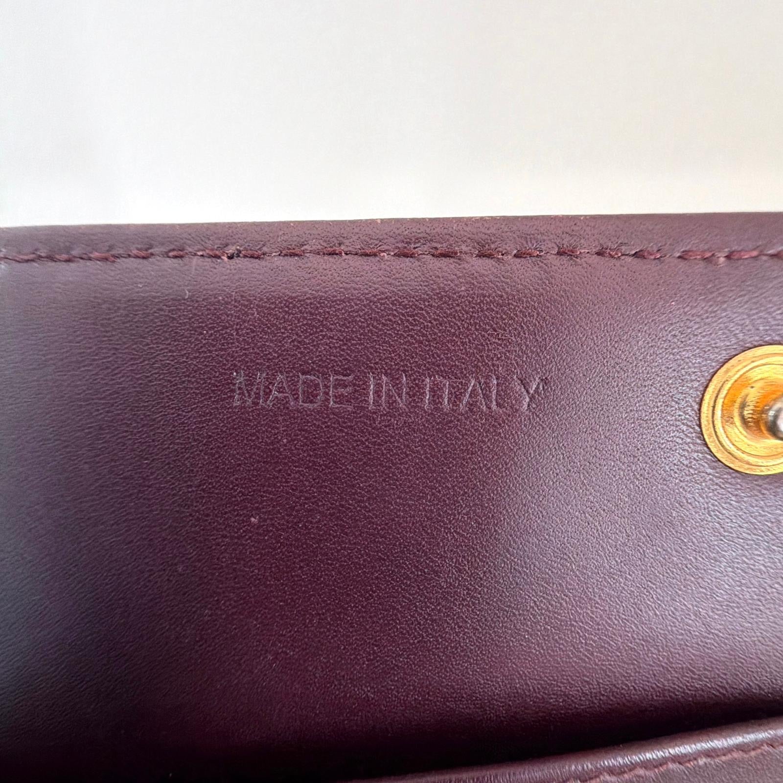 Miu Miu Croco purple wallet