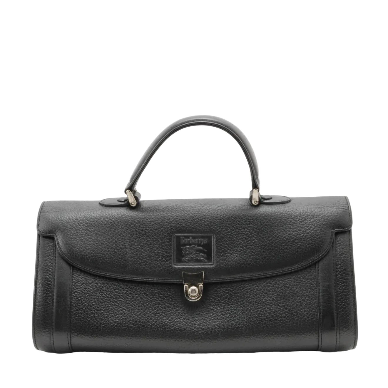 Burberry Burberrys Hand Bag - Black, Leather