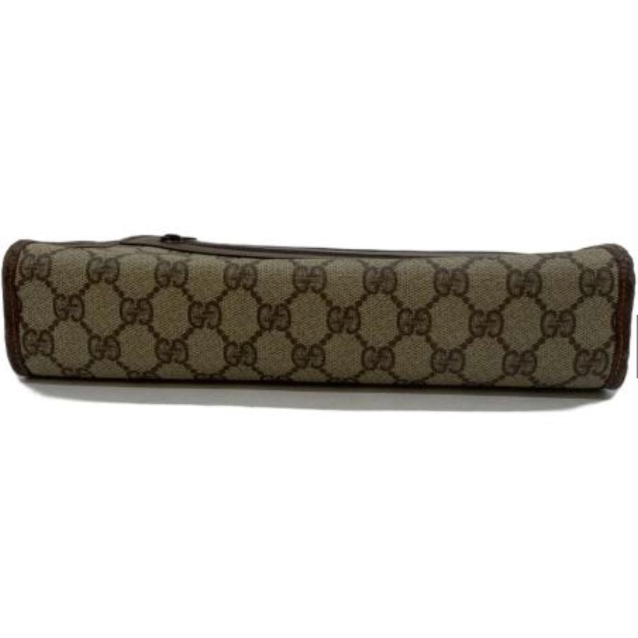 Gucci Vintage Clutch Bag - Brown, PVC Leather